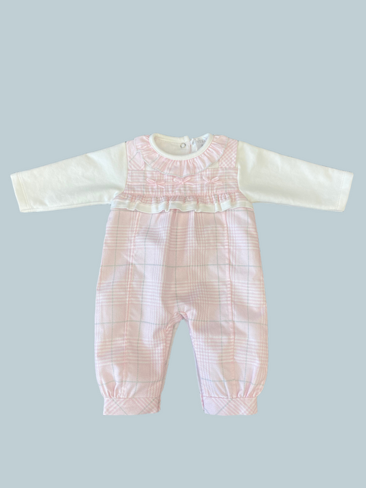 PASTELS & CO Hawthorn Pink Baby Girls Romper - NON RETURNABLE