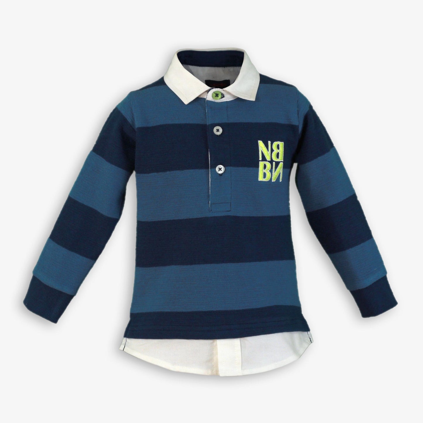 AW25 MIRANDA NEL NLU Boys Navy Polo Shirt & Trousers - 1107