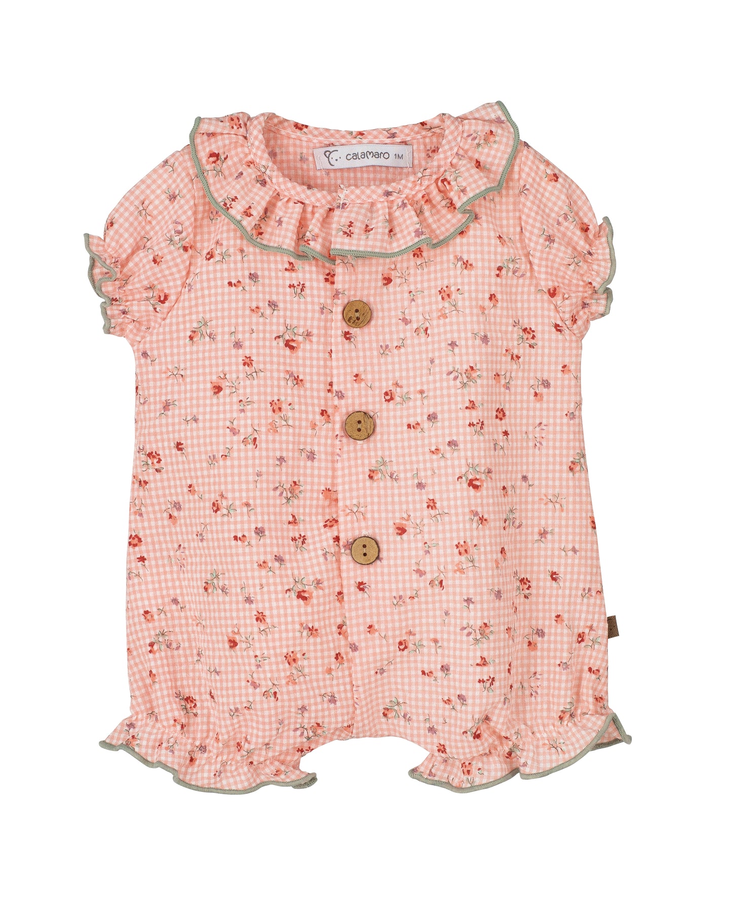 CALAMARO Oregano Baby Girls Floral Romper - 32430