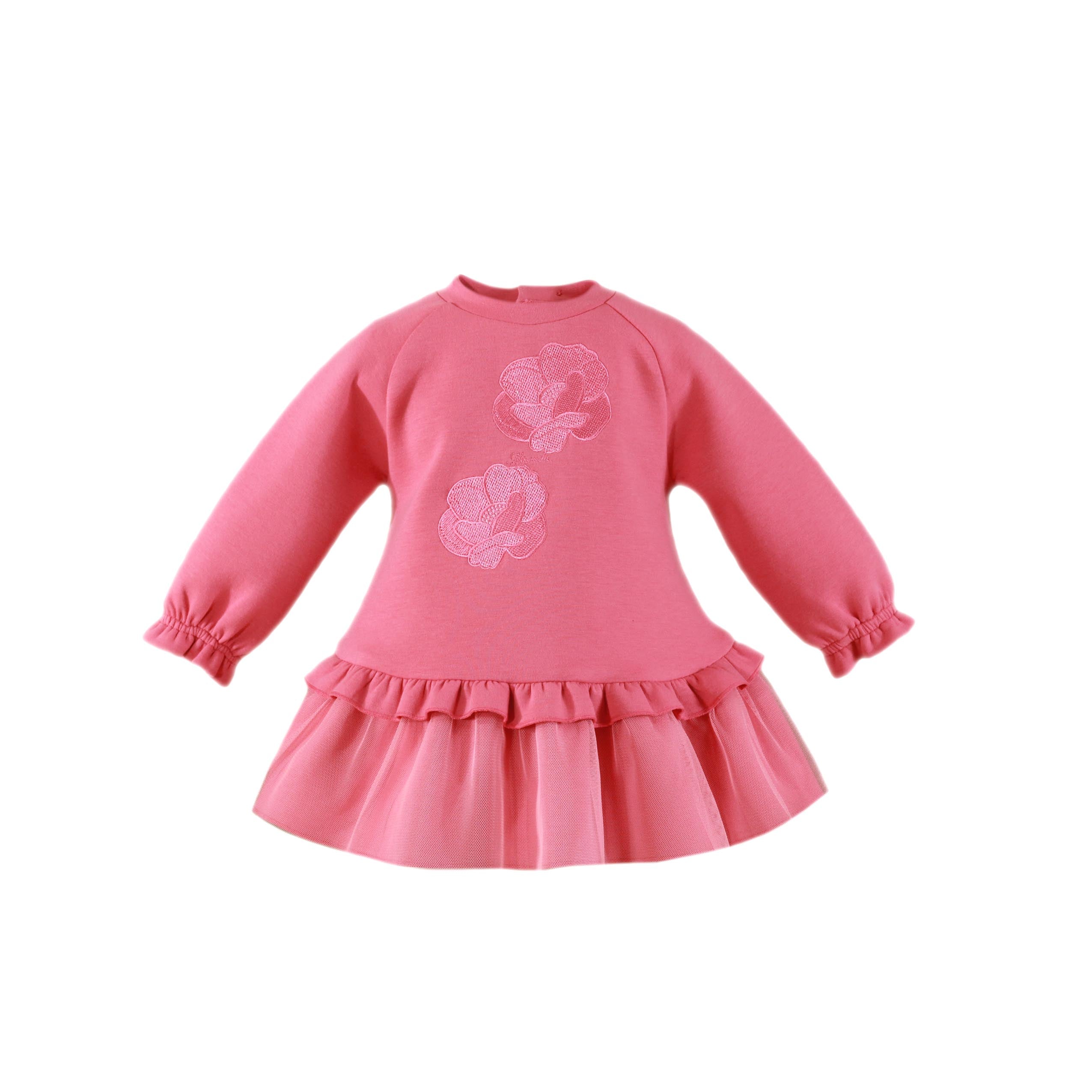 MIRANDA AW24 Pink Tulle Baby Girls Dress - 142