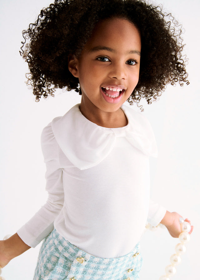 AW25 ABEL & LULA Aqua Girls Short Set with Jumper - 5829