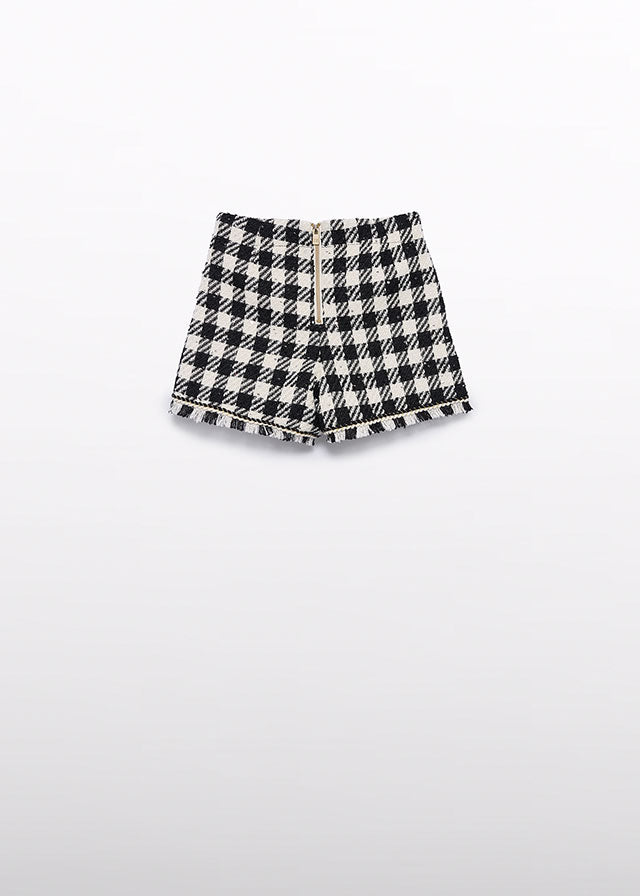 AW25 ABEL & LULA Dogtooth Black Short Set - 5612/5716