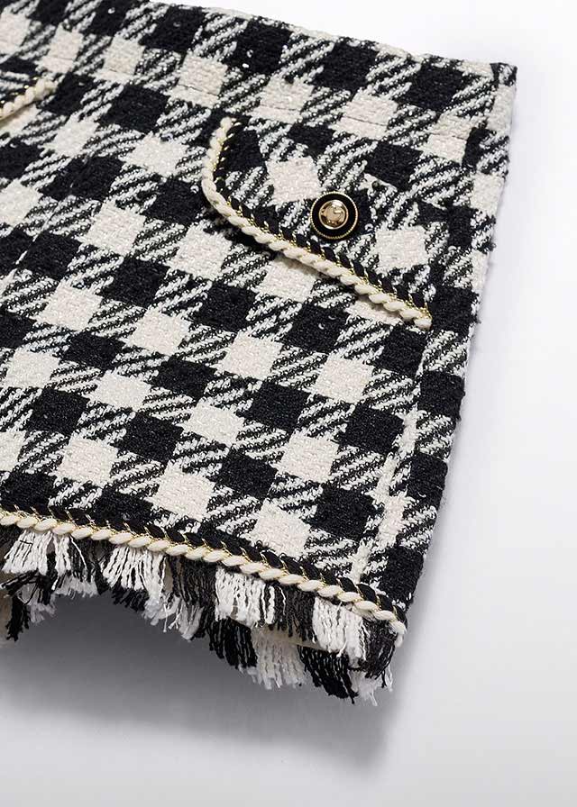 AW25 ABEL & LULA Dogtooth Black Short Set - 5612/5716