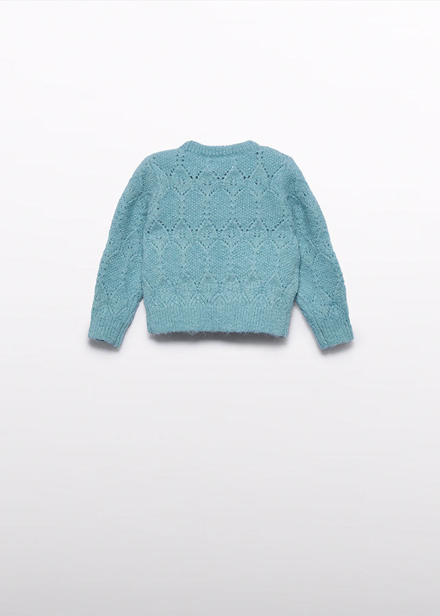 AW25 ABEL & LULA Aqua Girls Short Set with Jumper - 5712