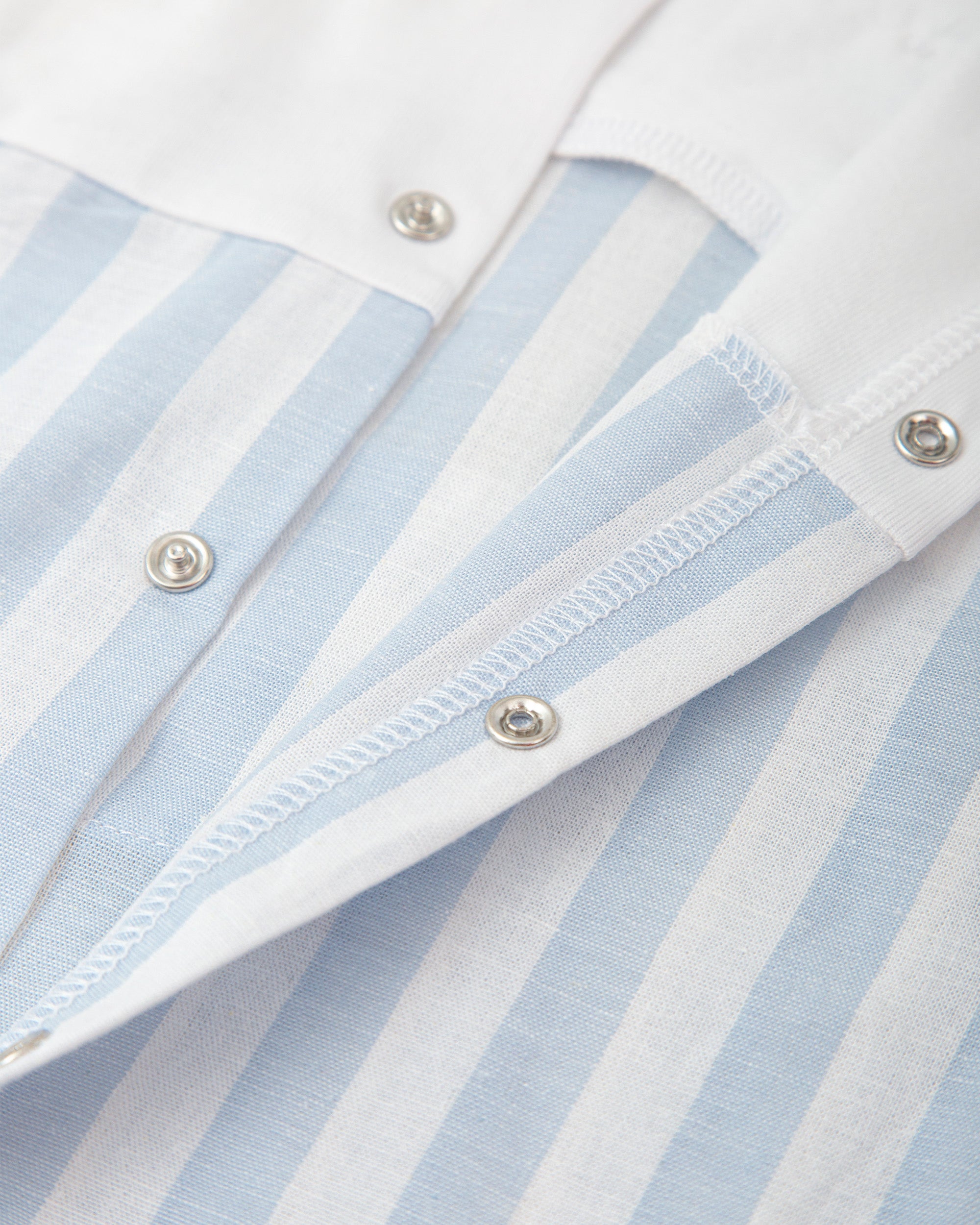 TUTTO PICCOLO SS25 Danubio Boys Blue & White Romper