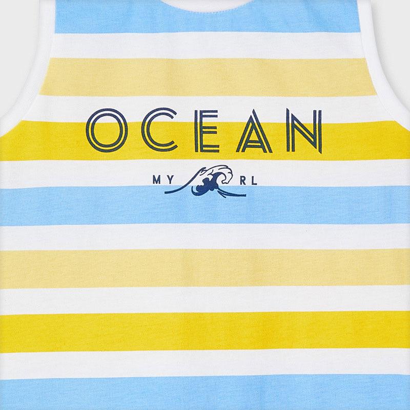 Mayoral Boys Ocean Yellow & Blue Short Set - 3639