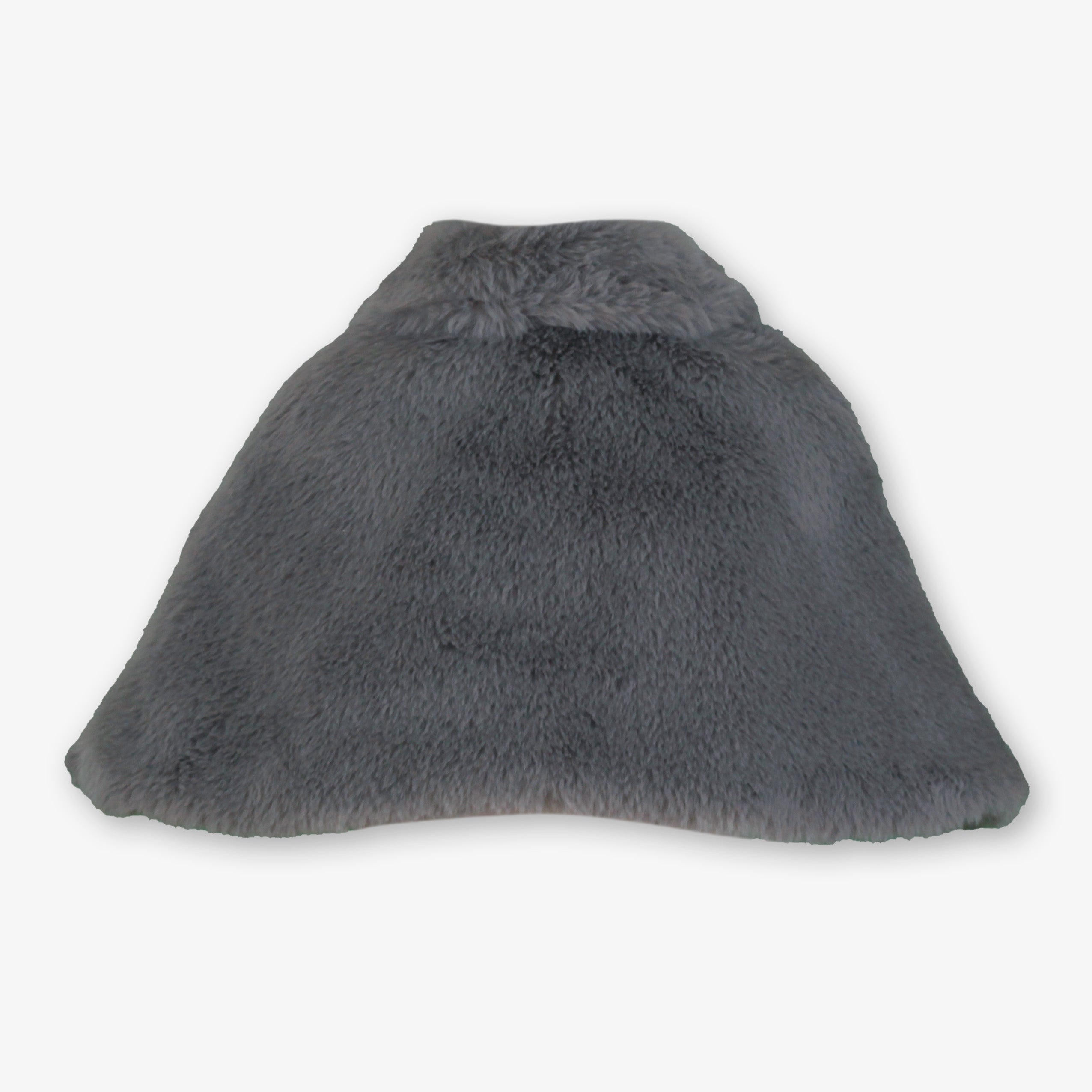 AW25 MIRANDA Cream & Grey Girls Skirt Set with Faux Fur Cape - 236