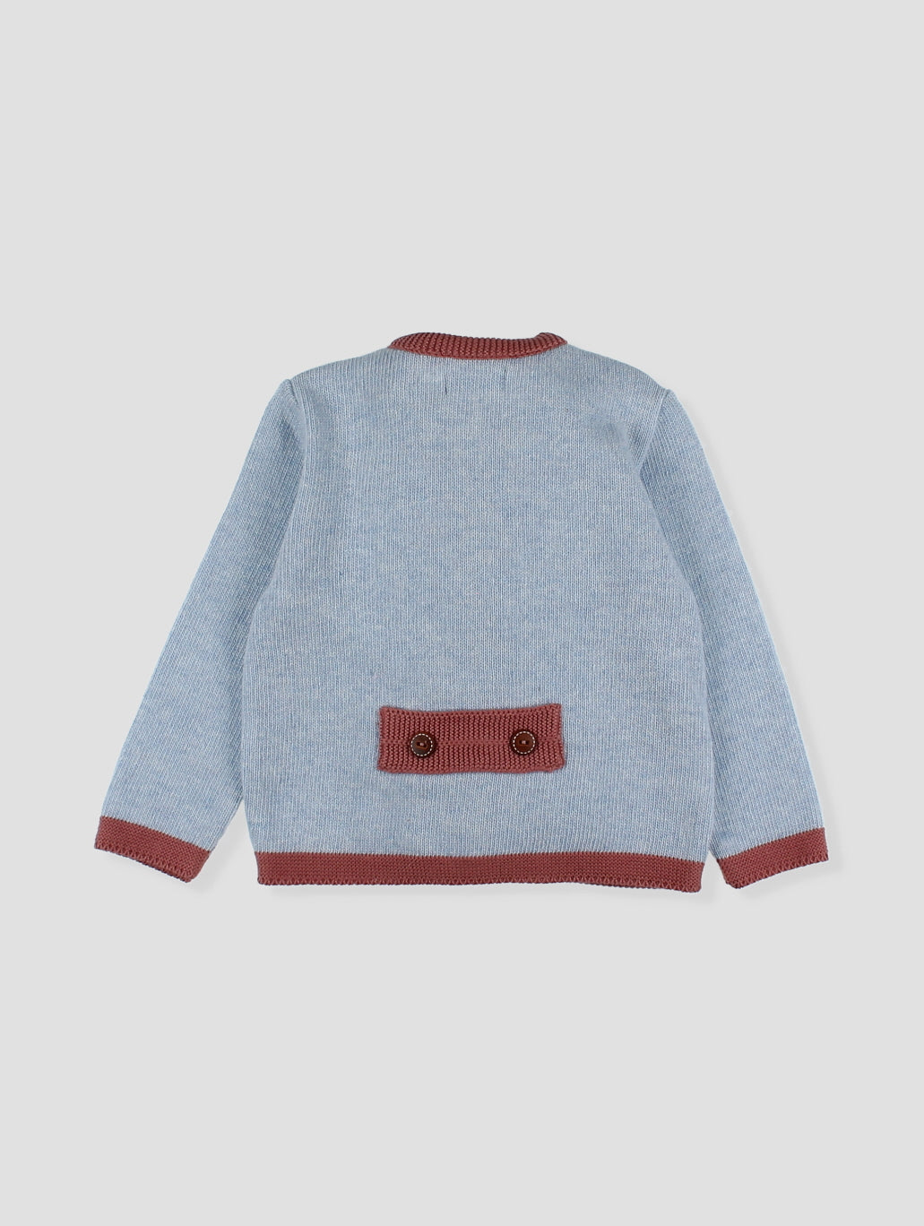 AW24 FOQUE Arcilla Grey Check Boys Short Set with Cardigan - CLEARANCE SALE