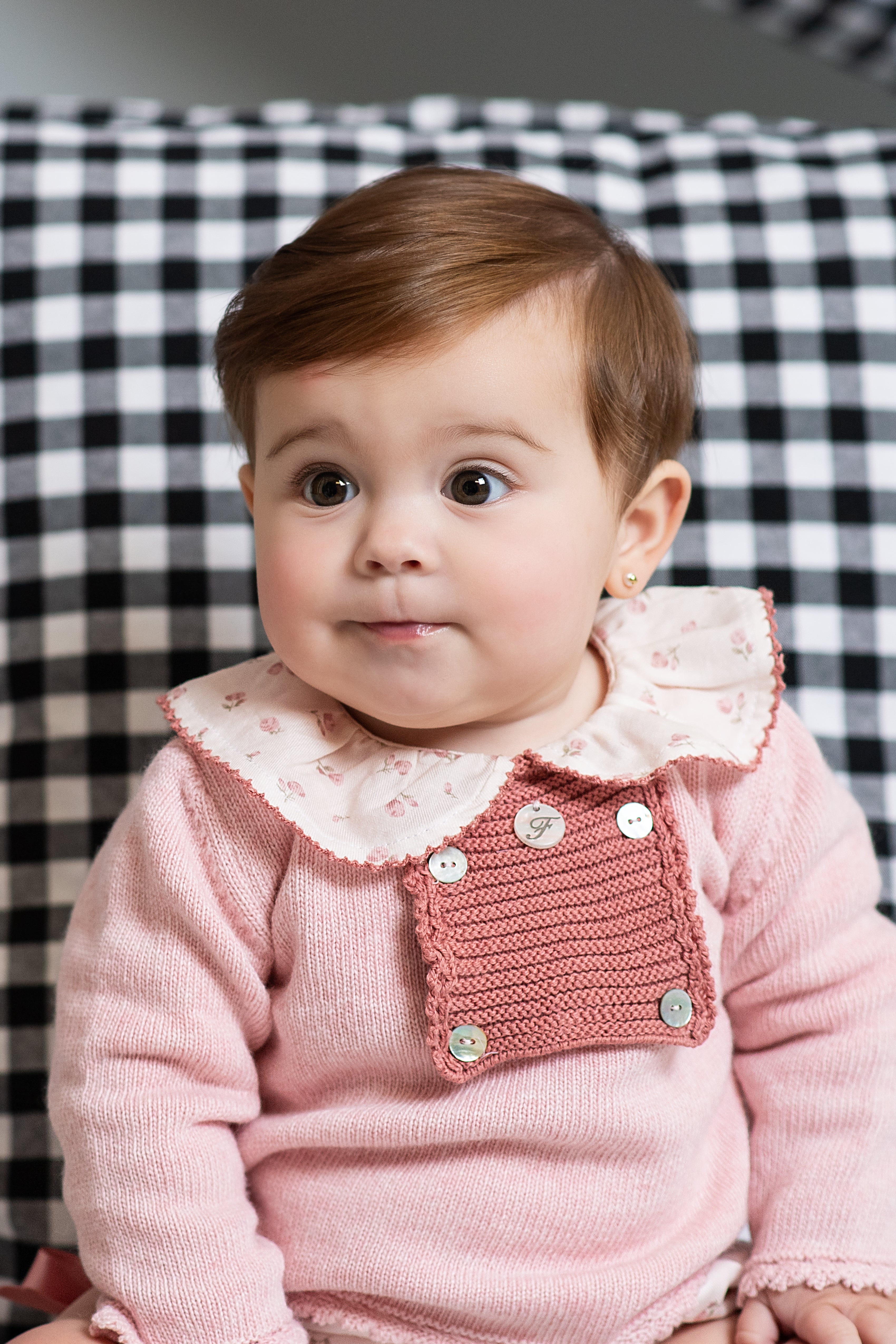 AW24 FOQUE Arcilla Pink Floral Girls Jam Pant Set - CLEARANCE SALE