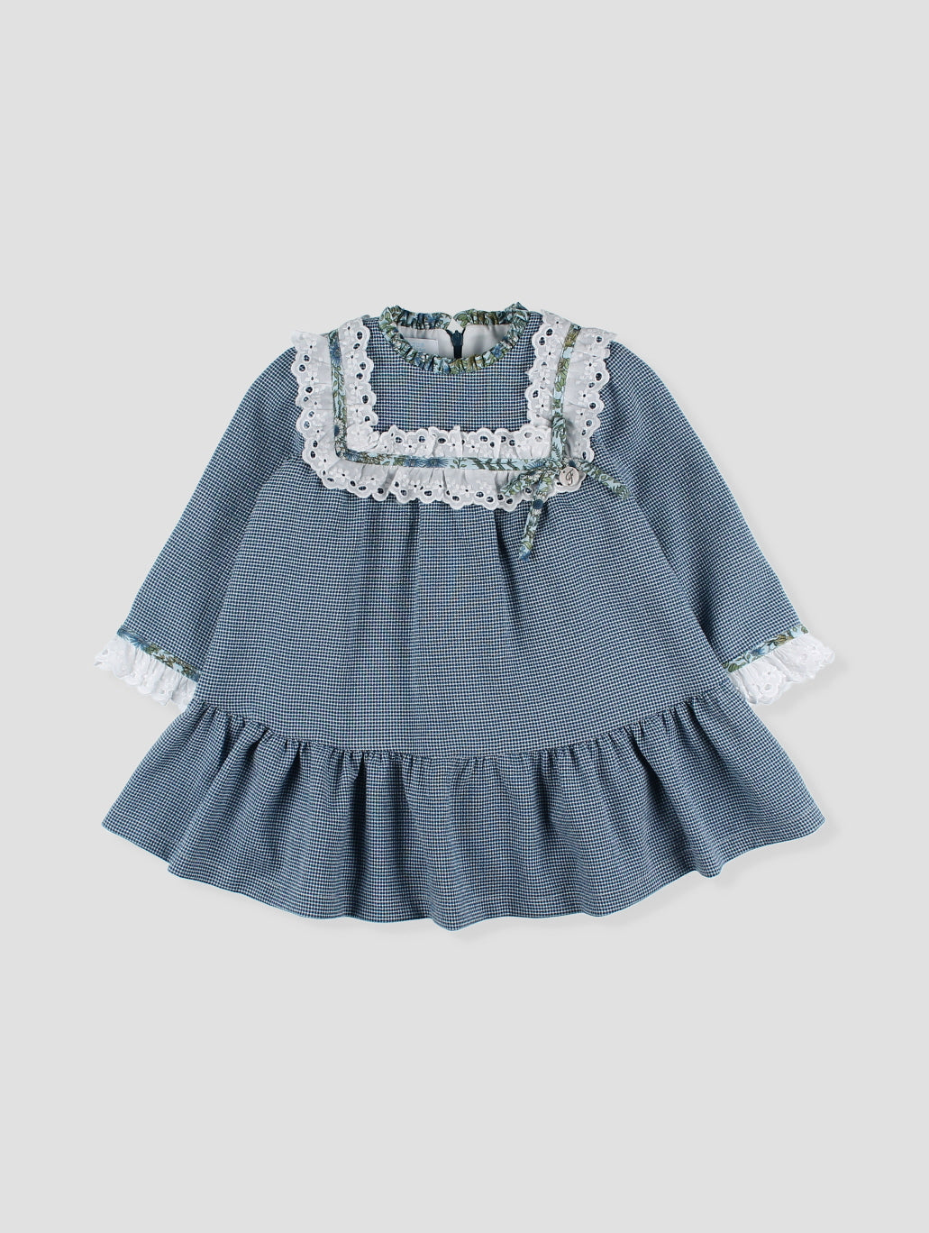 AW24 FOQUE Klein Light Blue Girls Dress - CLEARANCE SALE