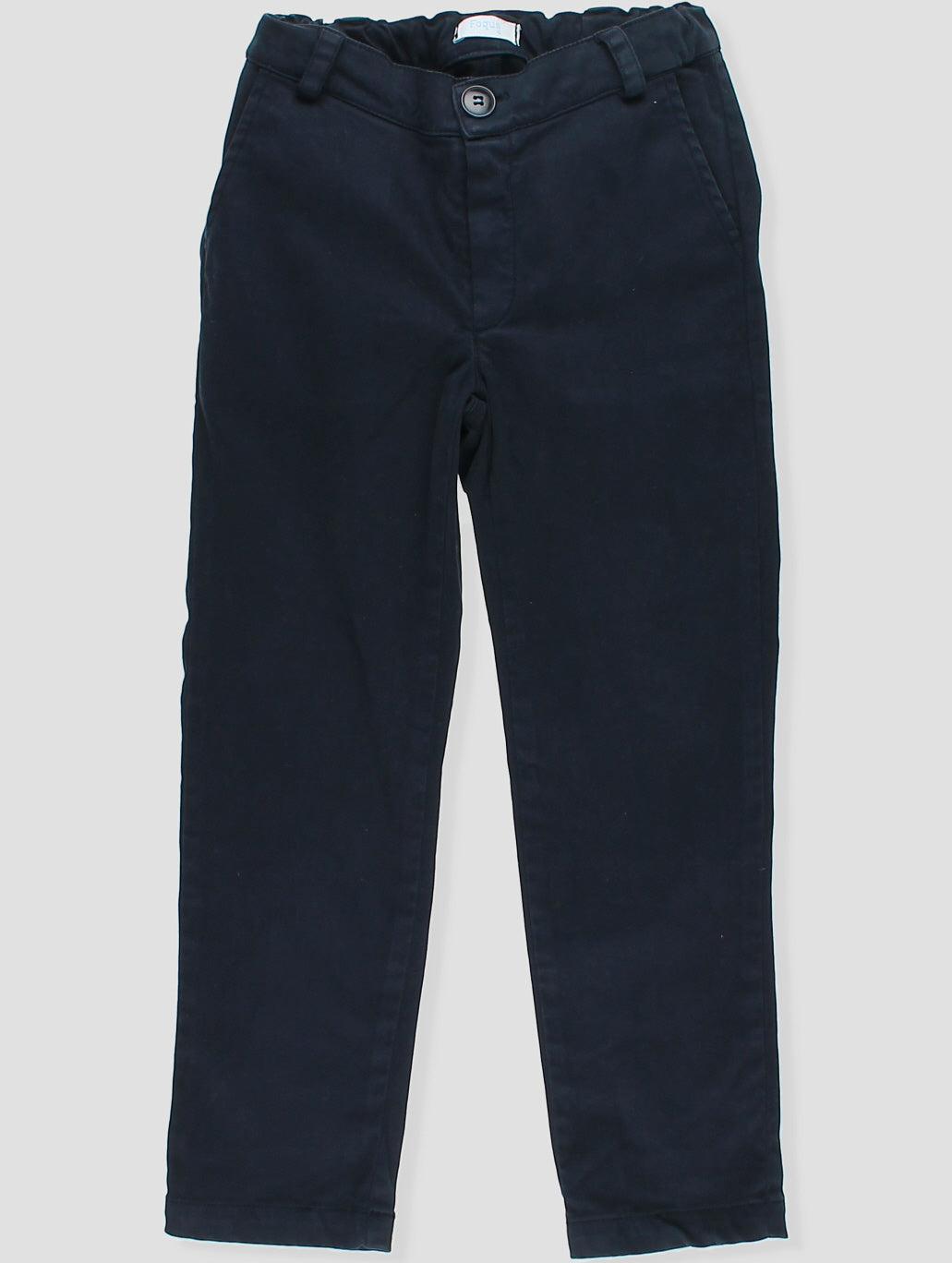 AW24 FOQUE Tartan Boys Navy Shirt & Trousers - CLEARANCE SALE
