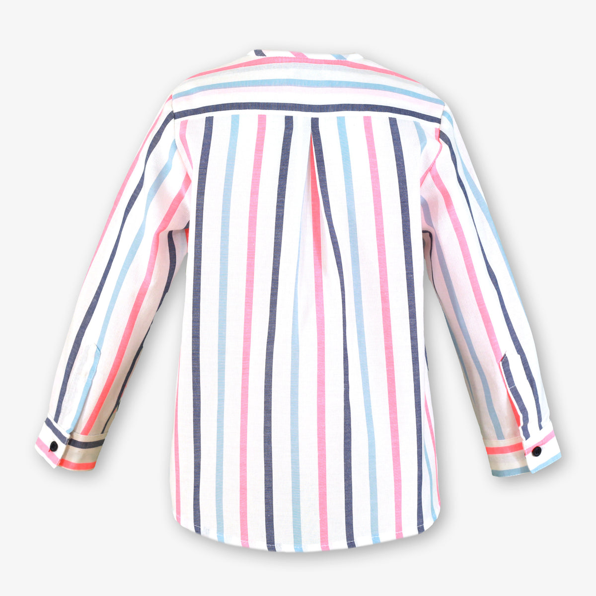 Miranda Neon and Blue Stripe boys shorts set alternate view