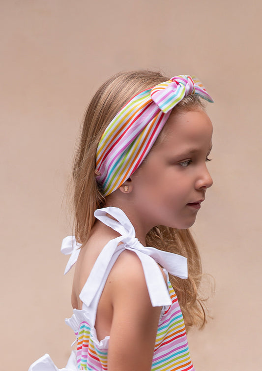 ROCHY Multicoloured Stripe Baby Girls Headband