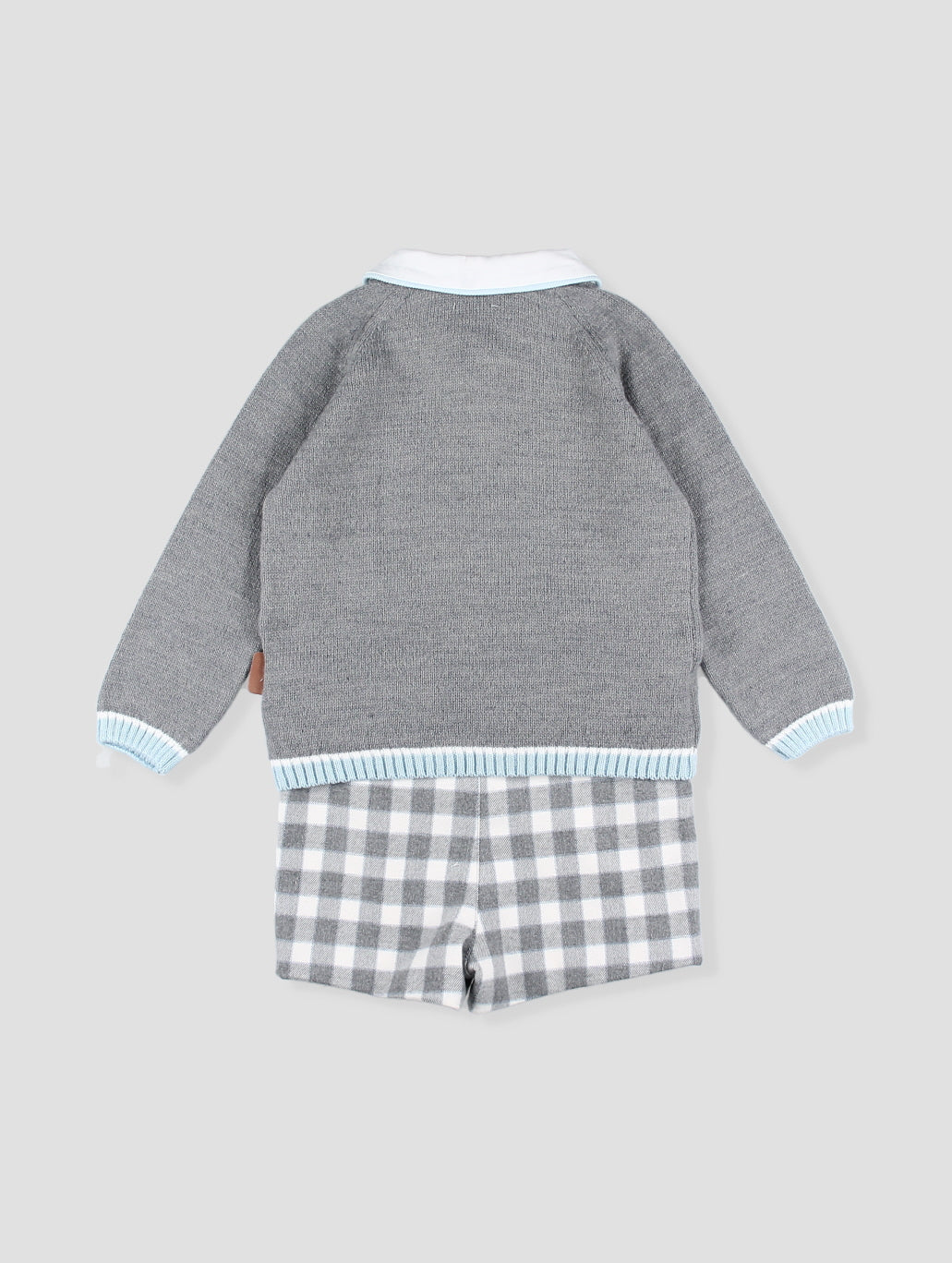 AW25 FOQUE Los Fogones Boys Blue & Grey Short Set