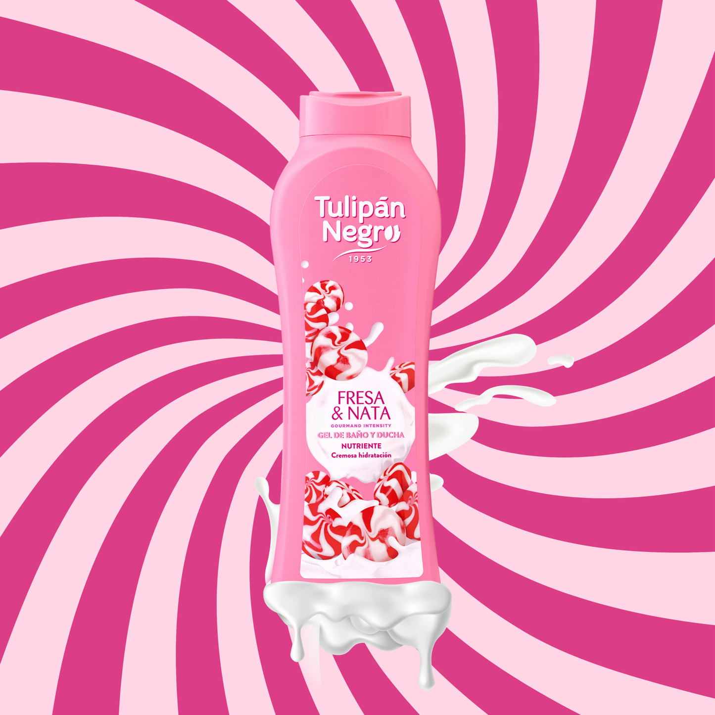 TULIPAN NEGRO Shower Gel - Strawberries & Cream