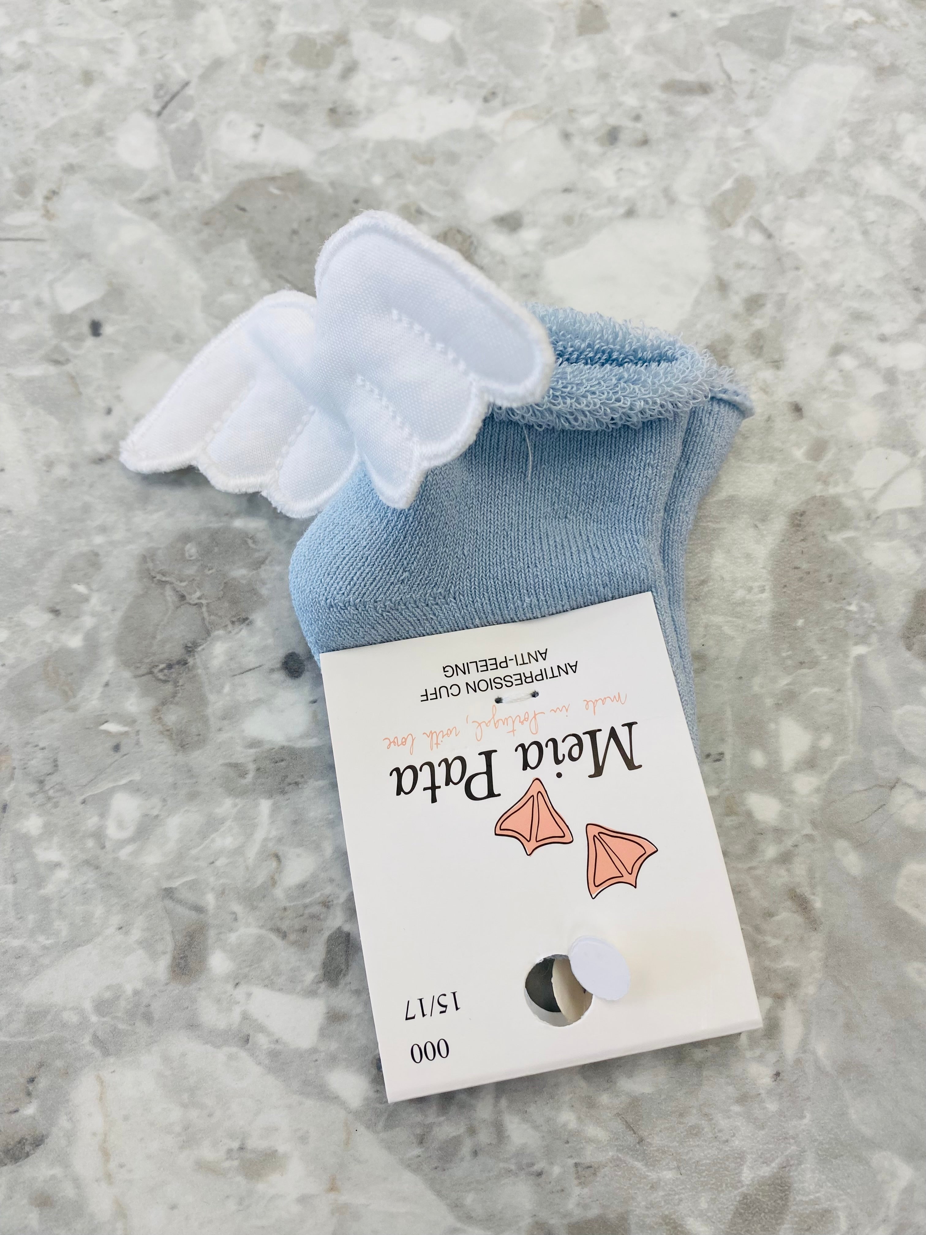 MEIA PATA Angel Wing Baby Booties