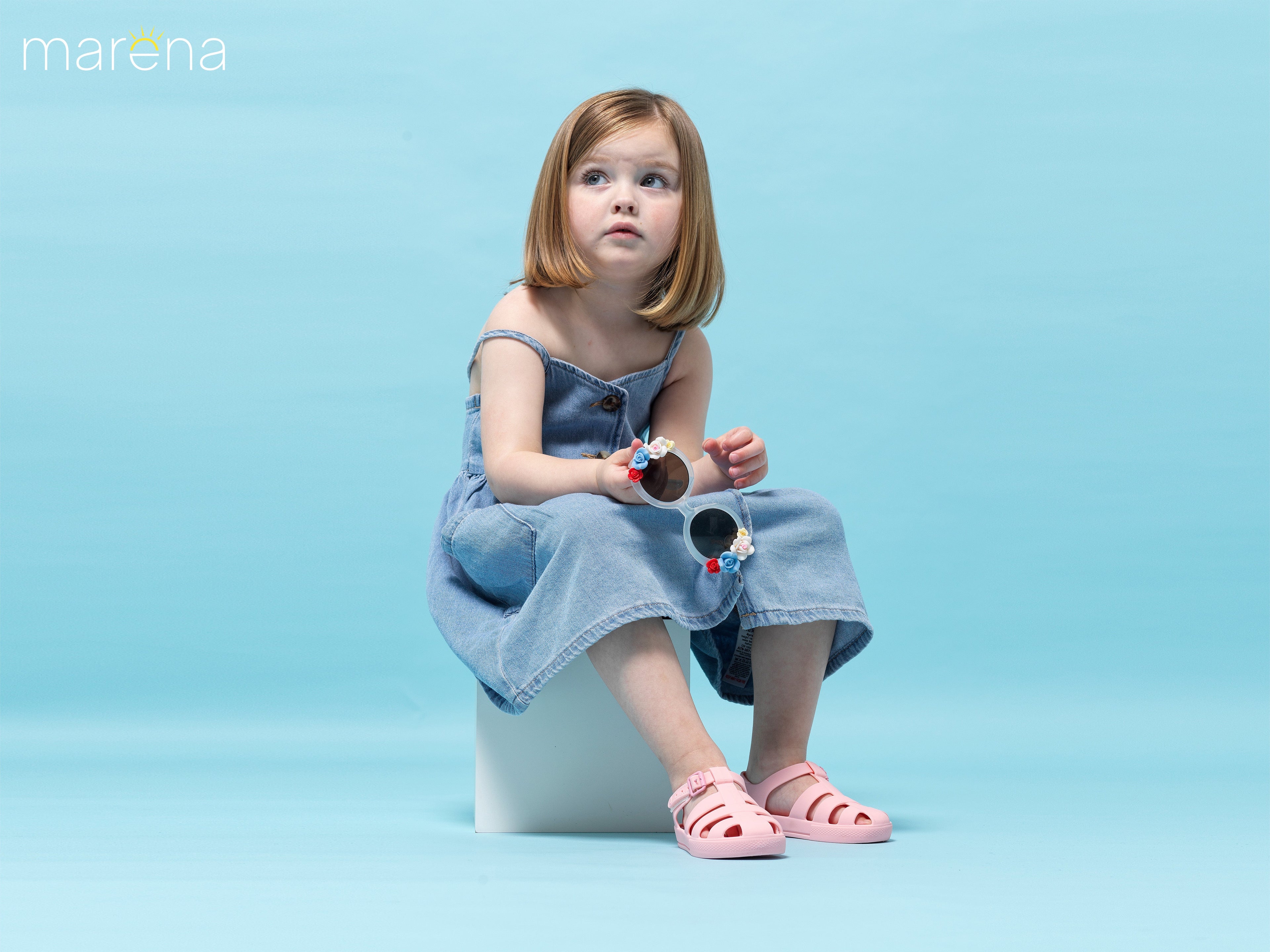 MARENA Monaco Matt Pink Jelly Shoes