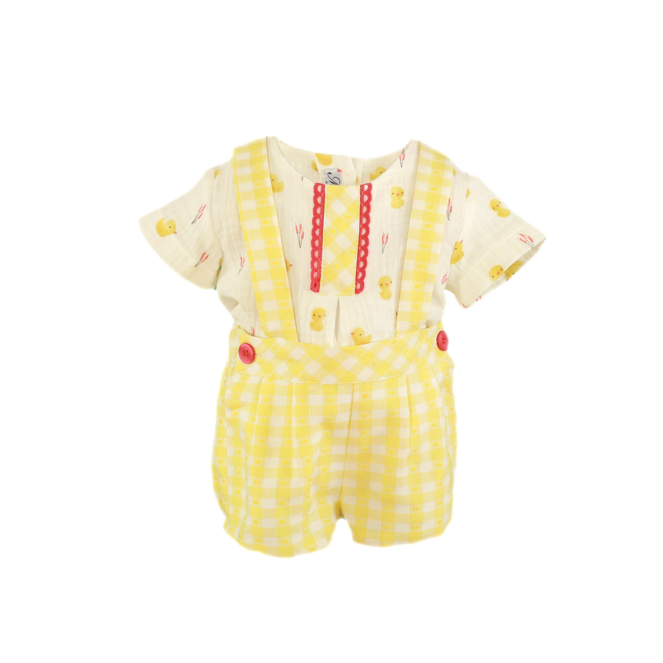 MIRANDA Lemon Little Chick Baby Boys Set - 31/23