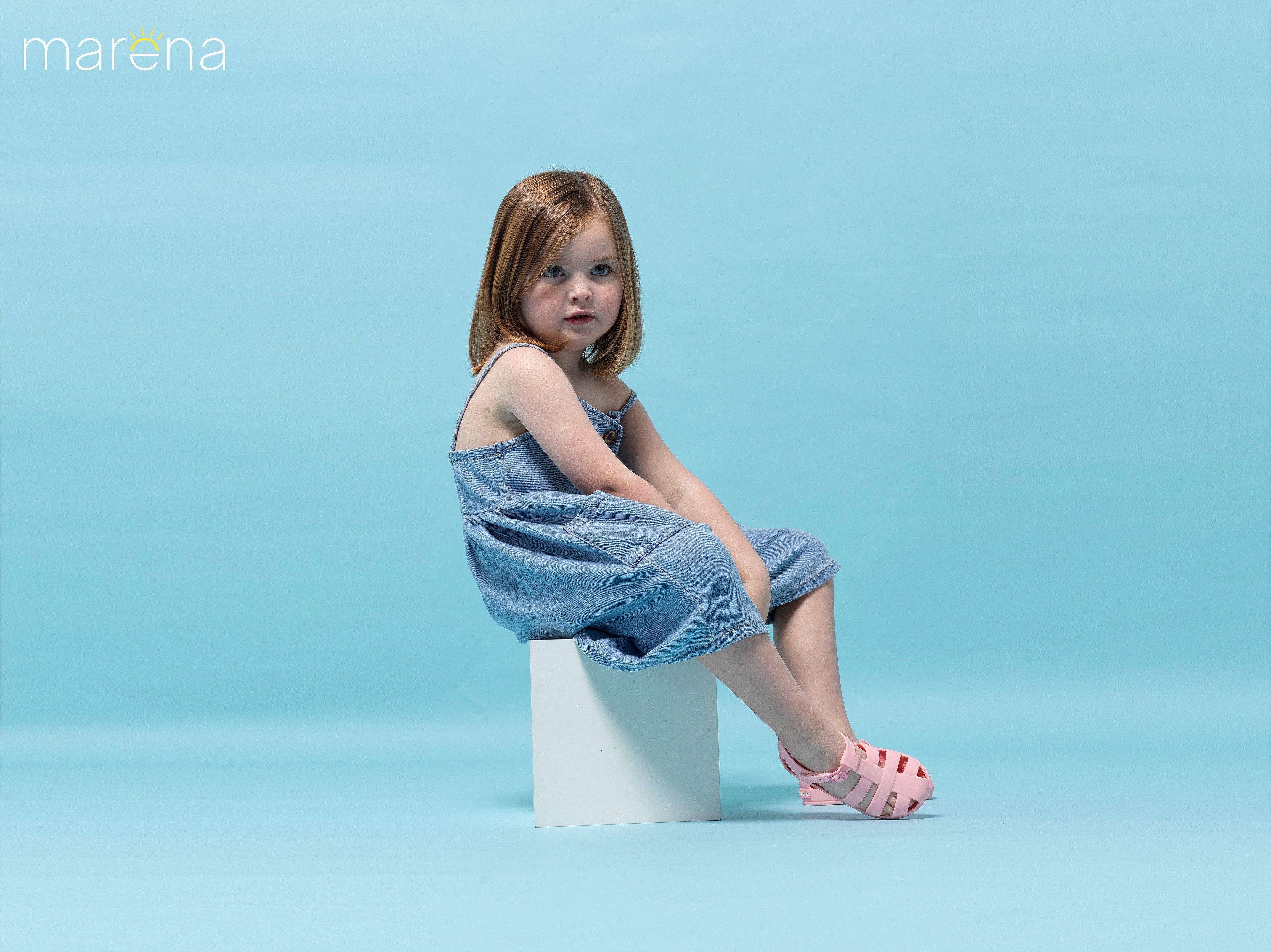 MARENA Monaco Matt Pink Jelly Shoes