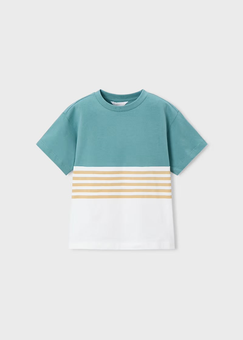 Mayoral boys jade green shorts and coordinating tops set 3601