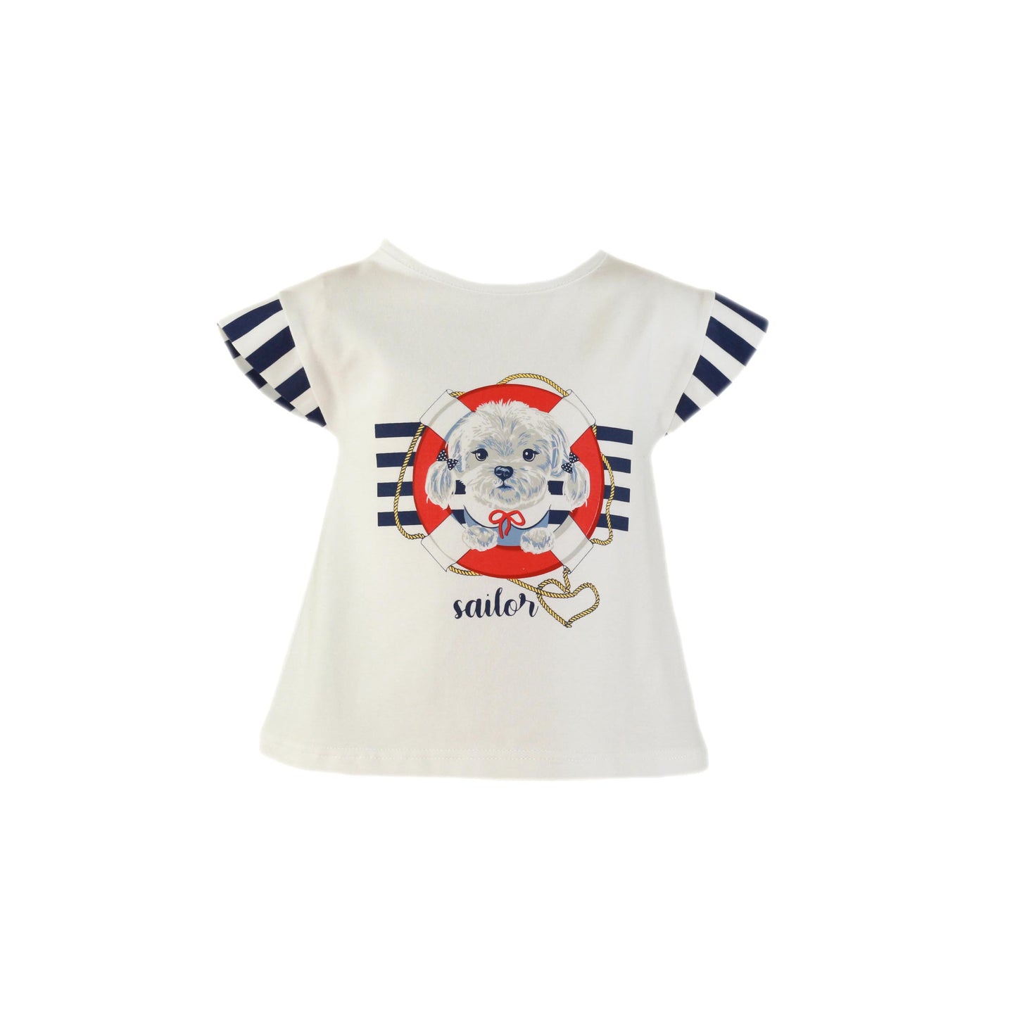 MIRANDA Sailor Navy Stripe Girls Short Set - 421