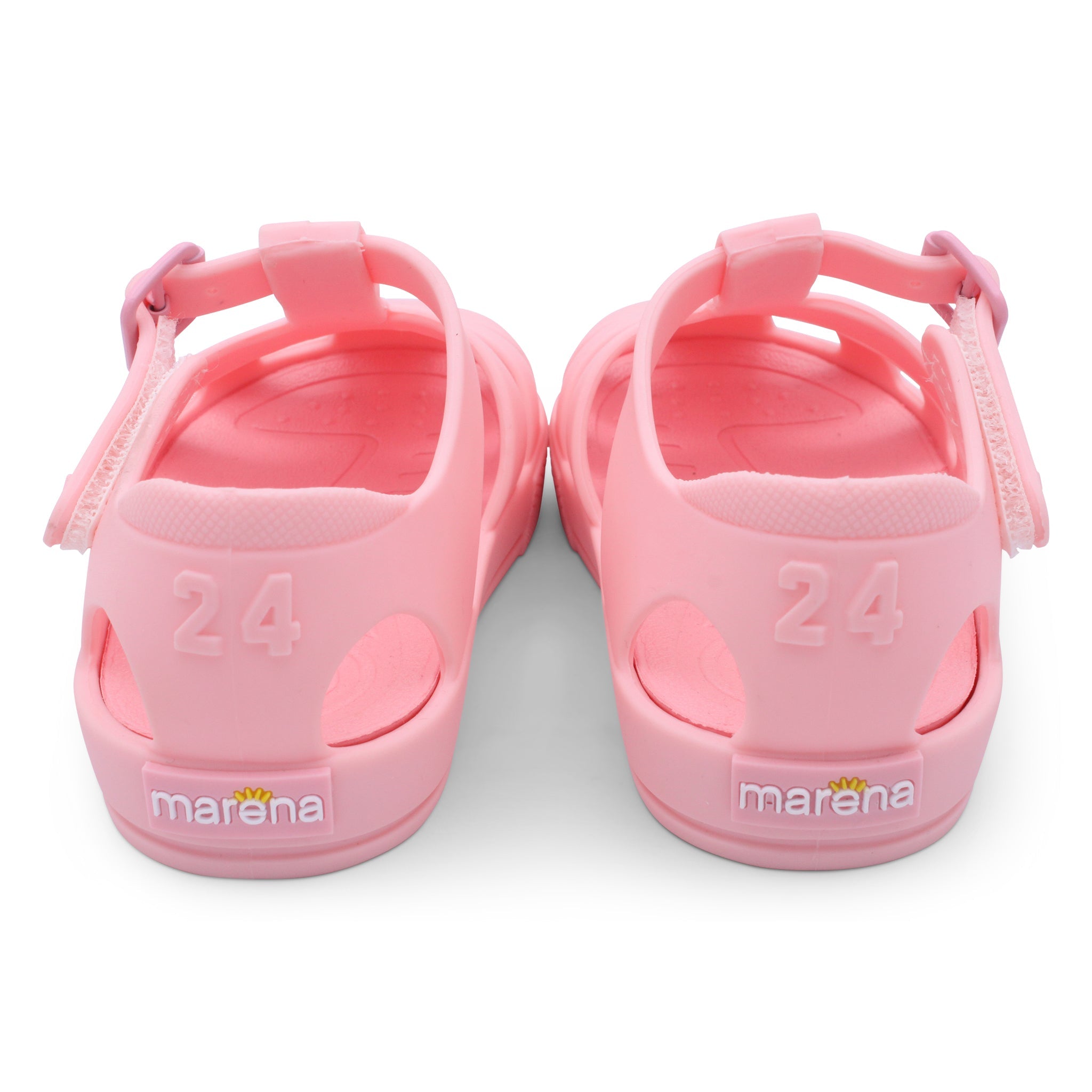 MARENA Monaco Matt Pink Jelly Shoes
