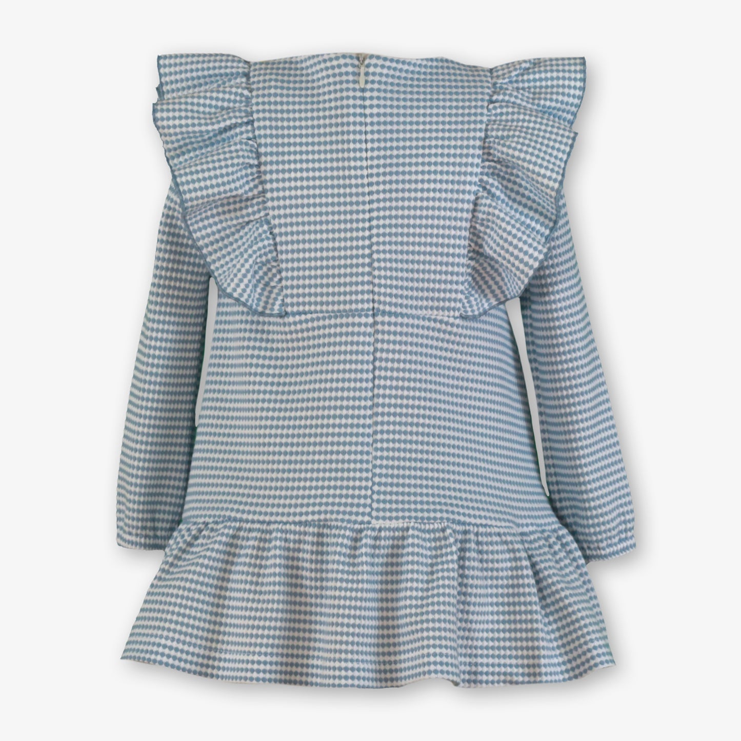 PRE ORDER AW25 MIRANDA Blue Check Girls Dress - 620V
