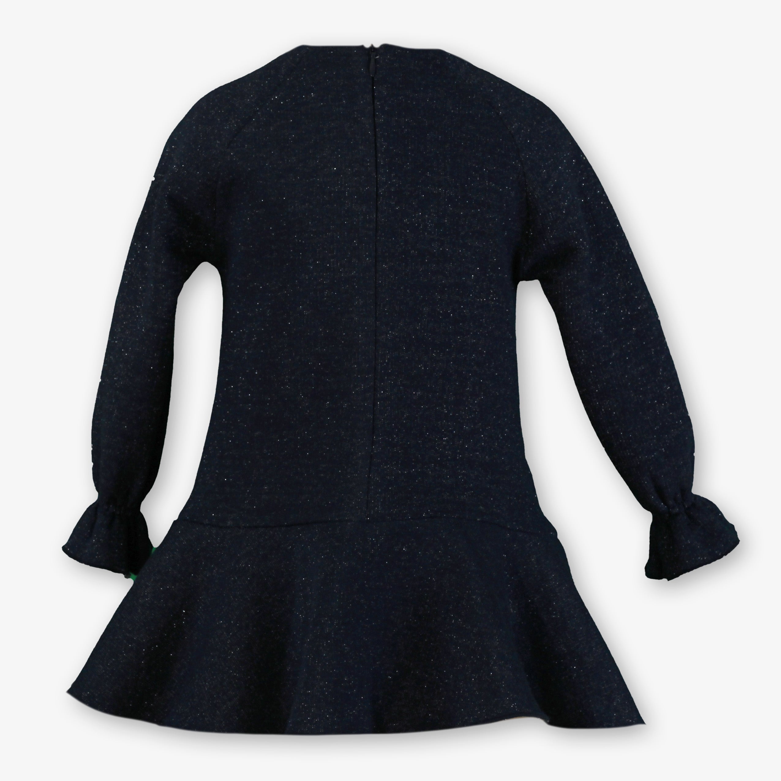 AW25 MIRANDA Girls Navy Swan A-Line Dress - 622V