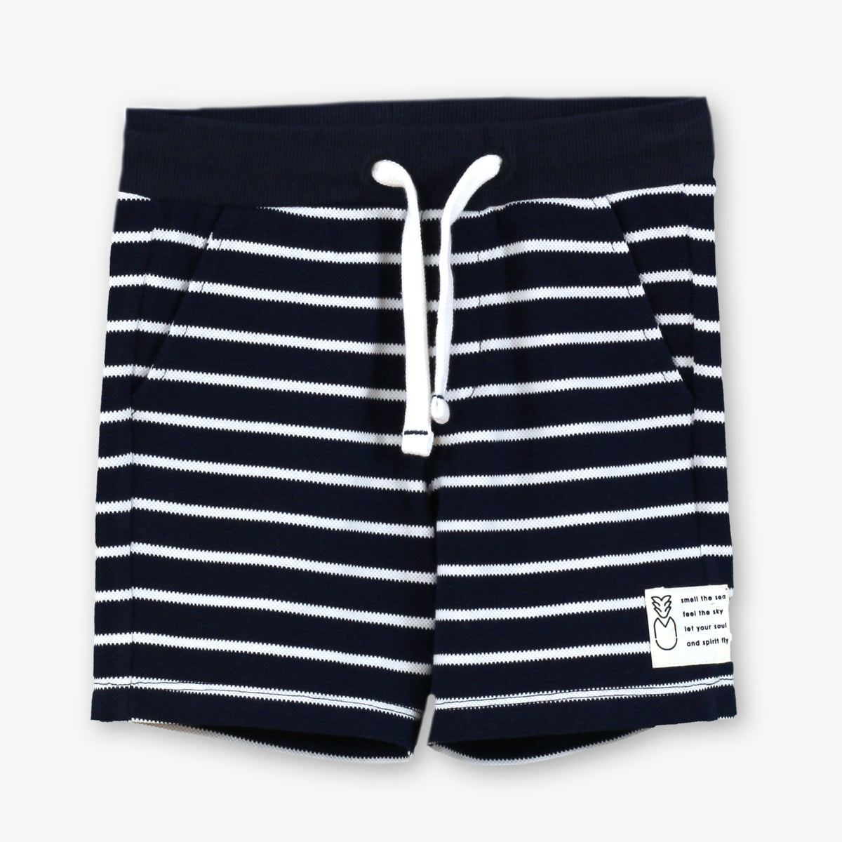 Miranda navy stripe boys shorts set - alternate view - 630