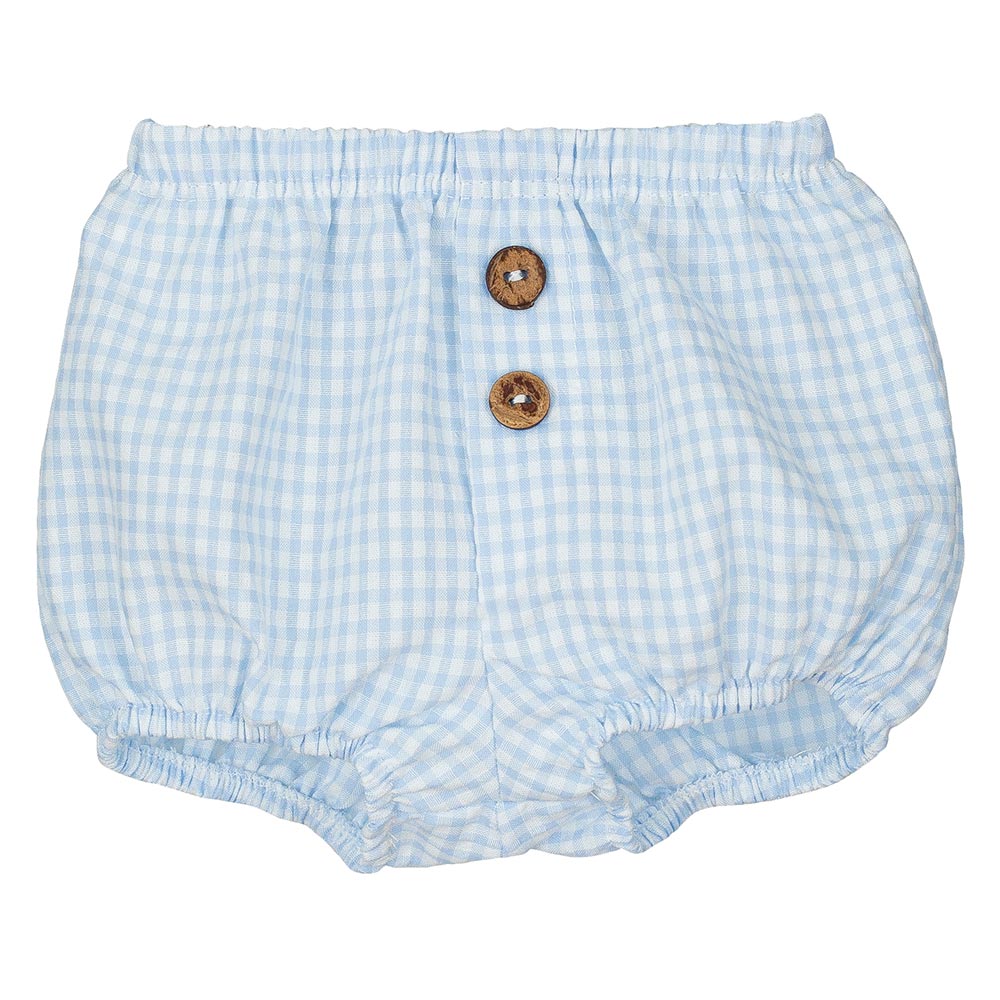 CALAMARO Blue Gingham Baby Boys Jam Pants - 16029