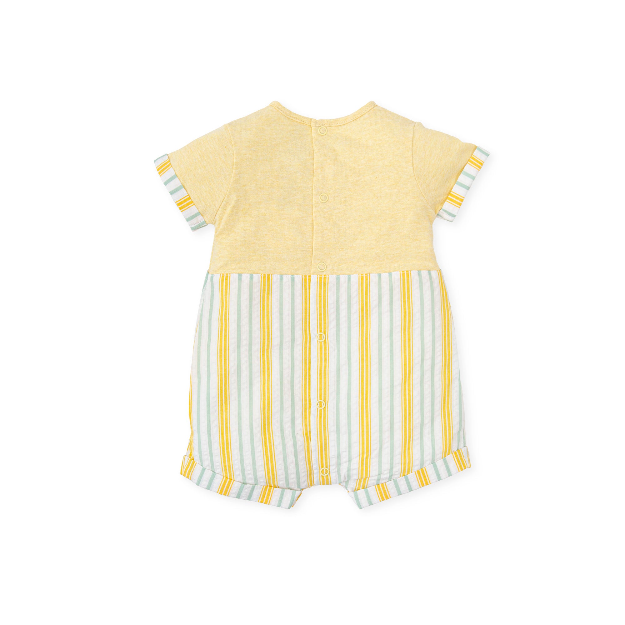 TUTTO PICCOLO SS24 Voleibol Lemon Baby Boys Romper - CLEARANCE SALE