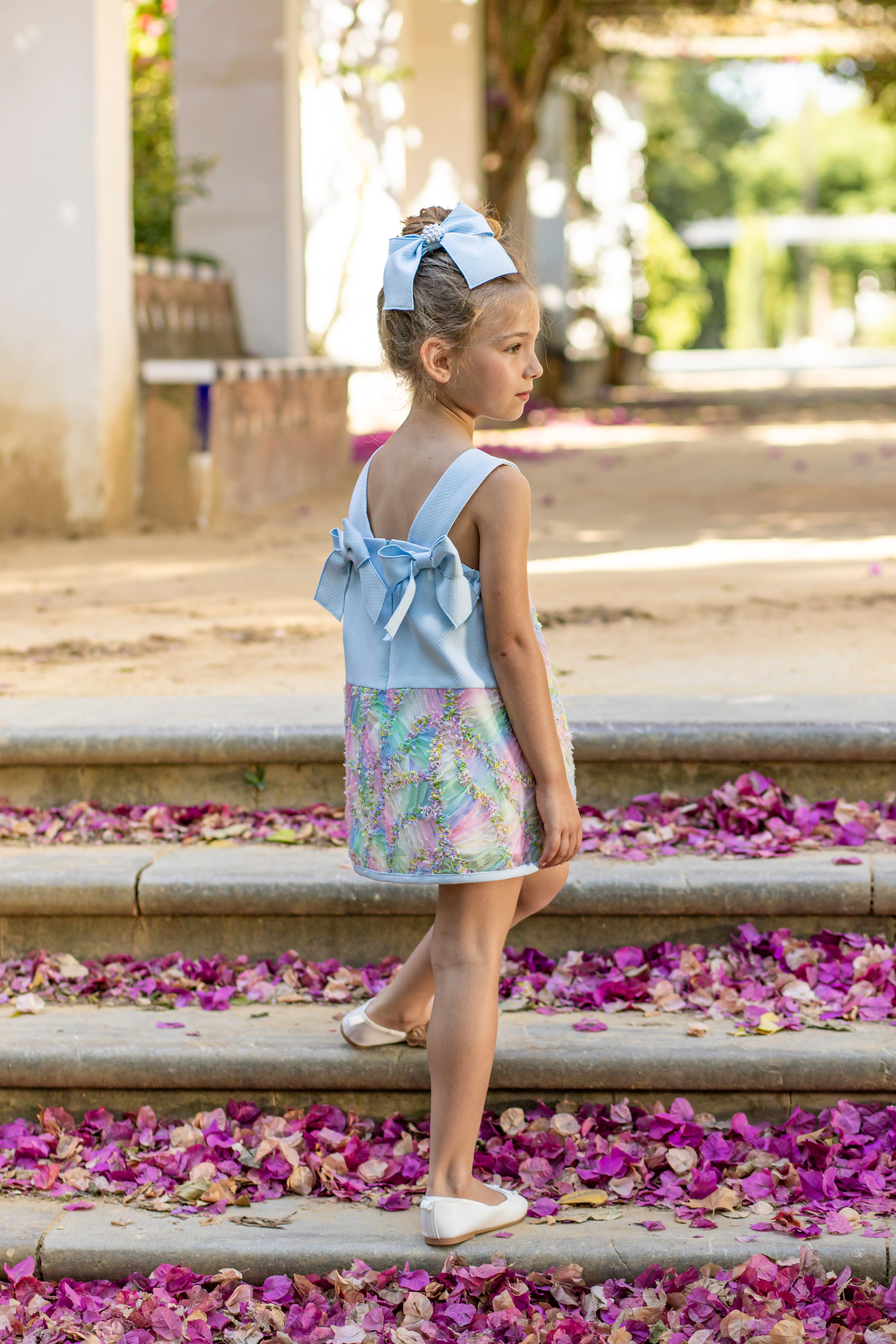 NAXOS SS25 Claro Girls Pastel Tulle Dress - CLEARANCE SALE