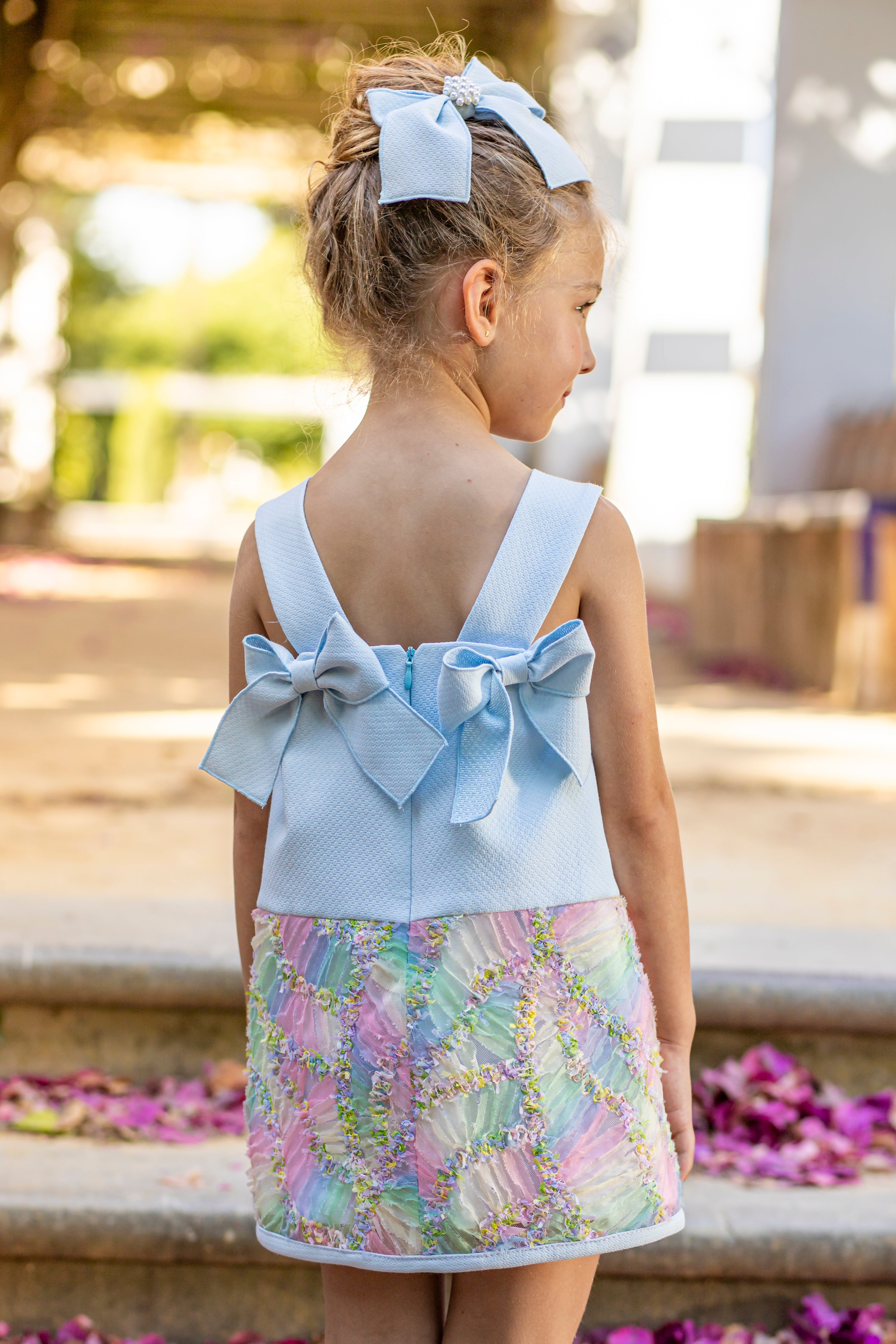 NAXOS SS25 Claro Girls Pastel Tulle Dress - CLEARANCE SALE