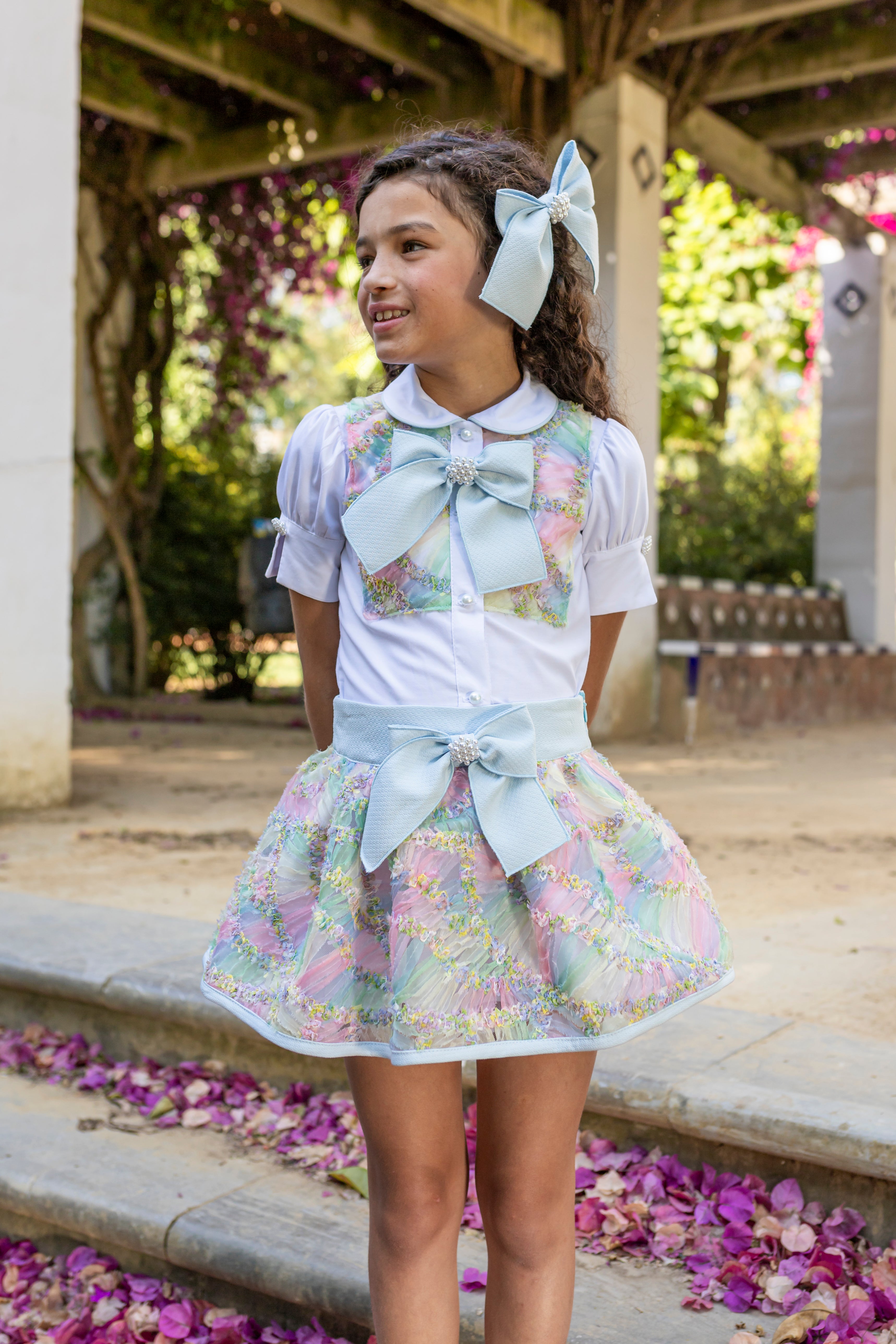 NAXOS SS25 Claro Girls Pastel Tulle Skirt Set - CLEARANCE SALE