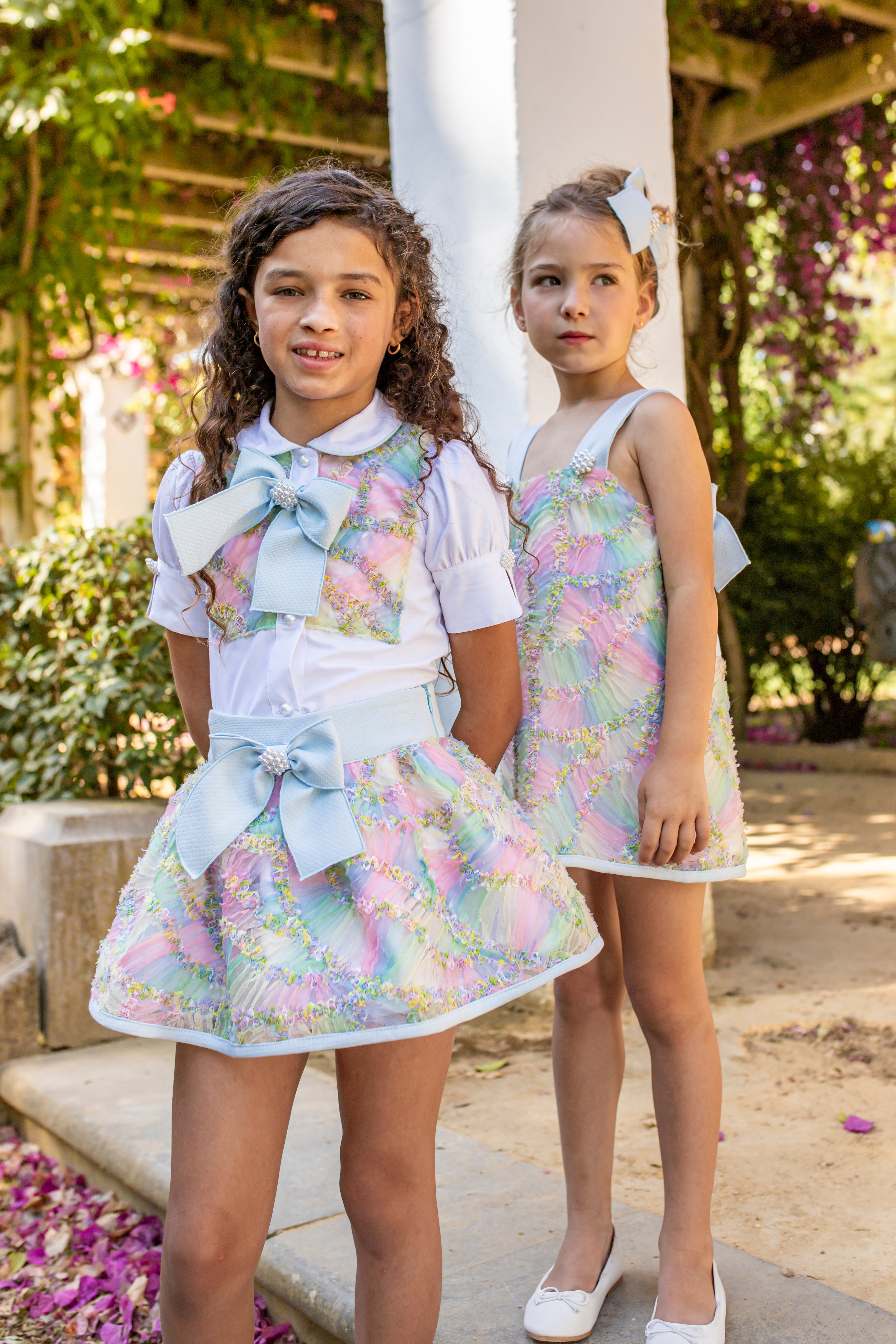 NAXOS SS25 Claro Girls Pastel Tulle Skirt Set - CLEARANCE SALE
