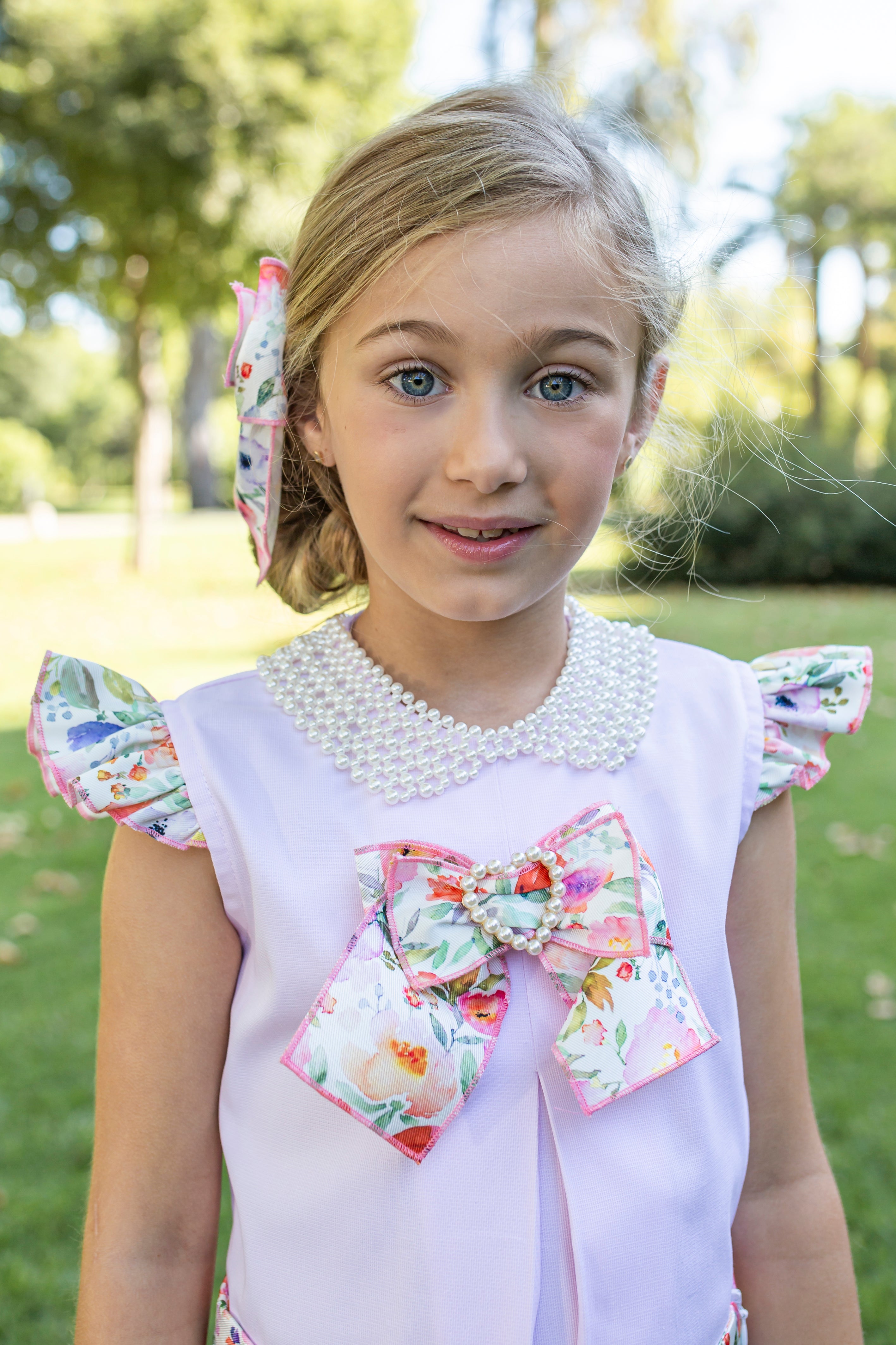 NAXOS SS25 Lila Girls Multicolour Short Set - CLEARANCE SALE