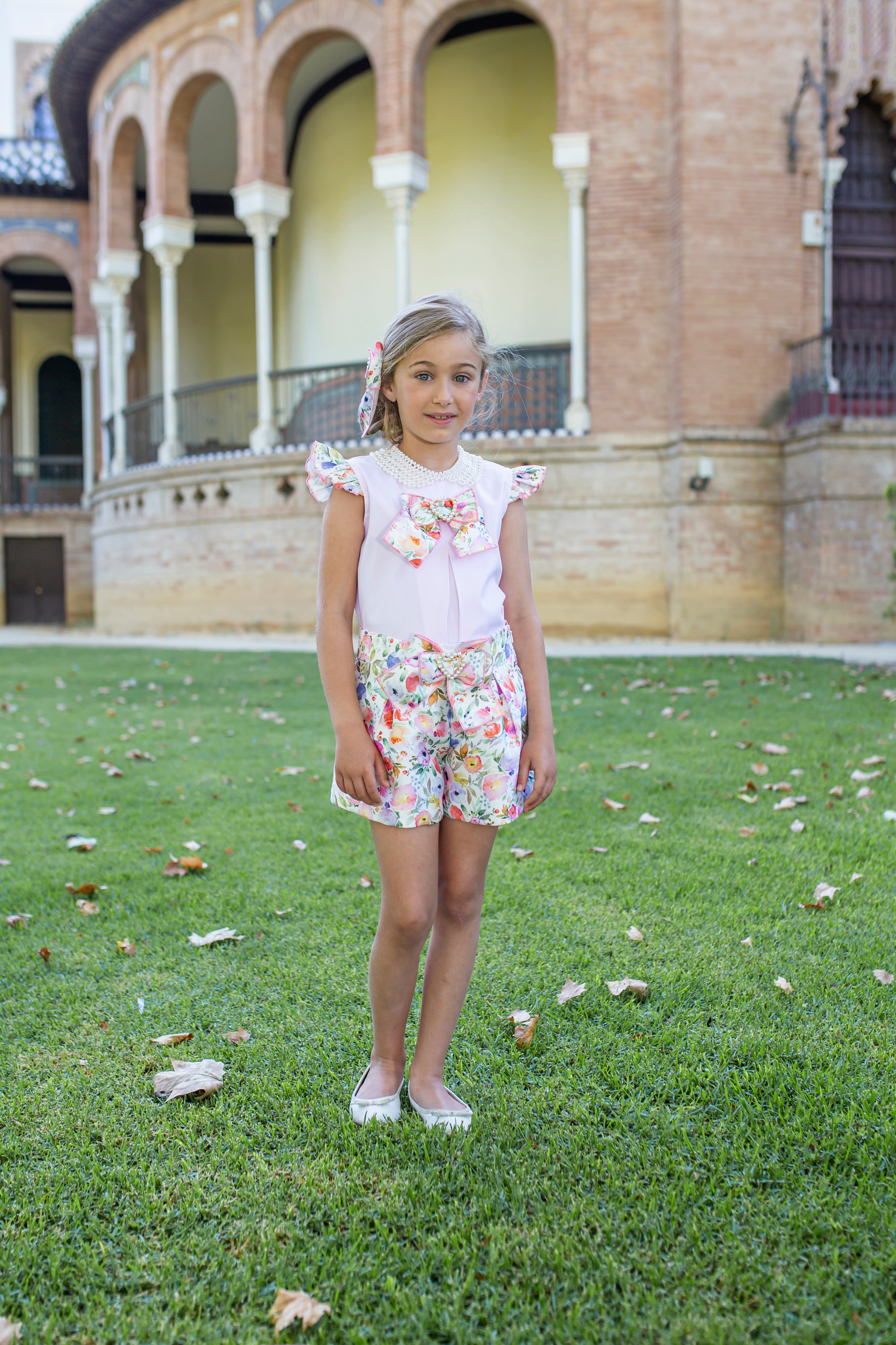 NAXOS SS25 Lila Girls Multicolour Short Set - CLEARANCE SALE
