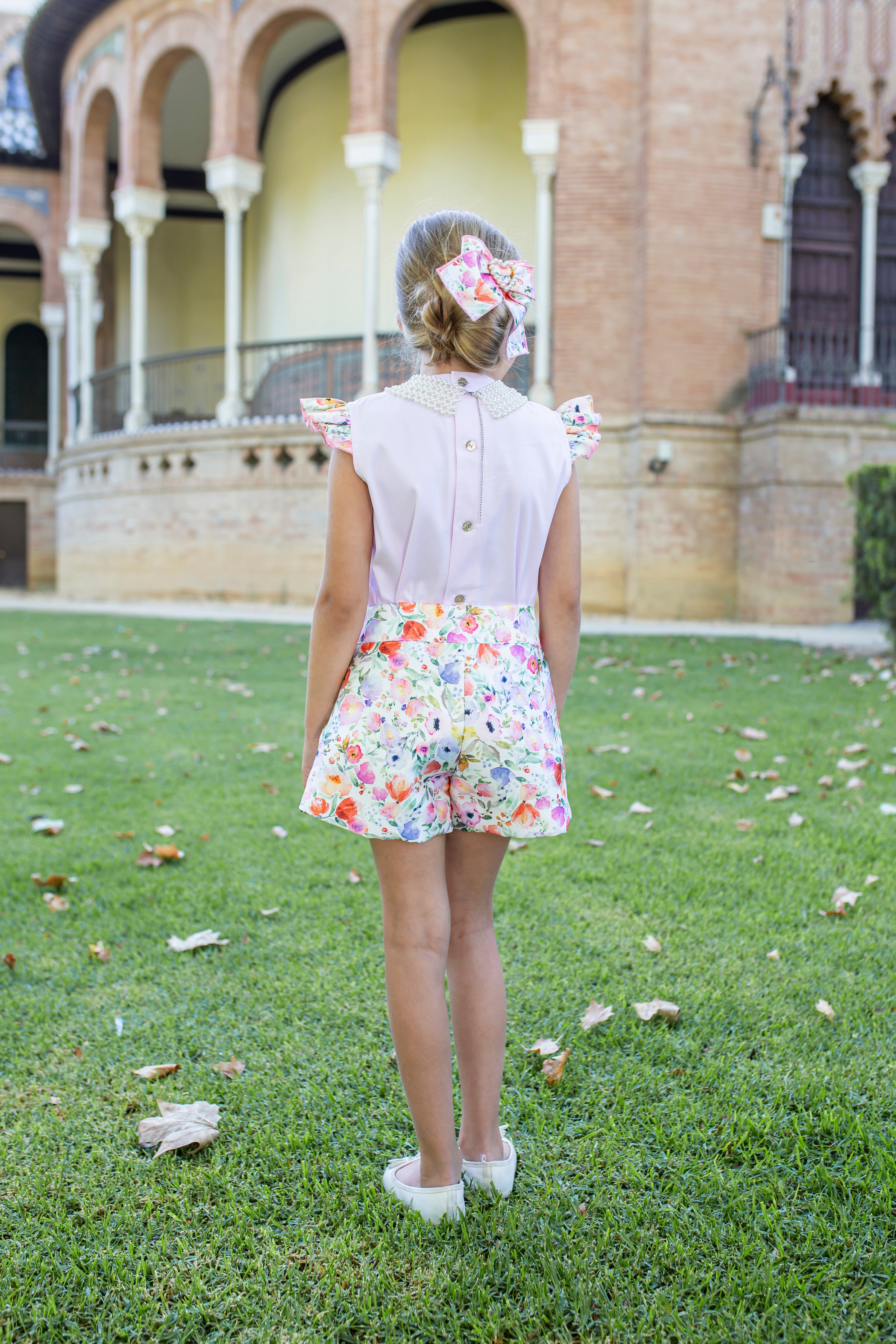 NAXOS SS25 Lila Girls Multicolour Short Set - CLEARANCE SALE