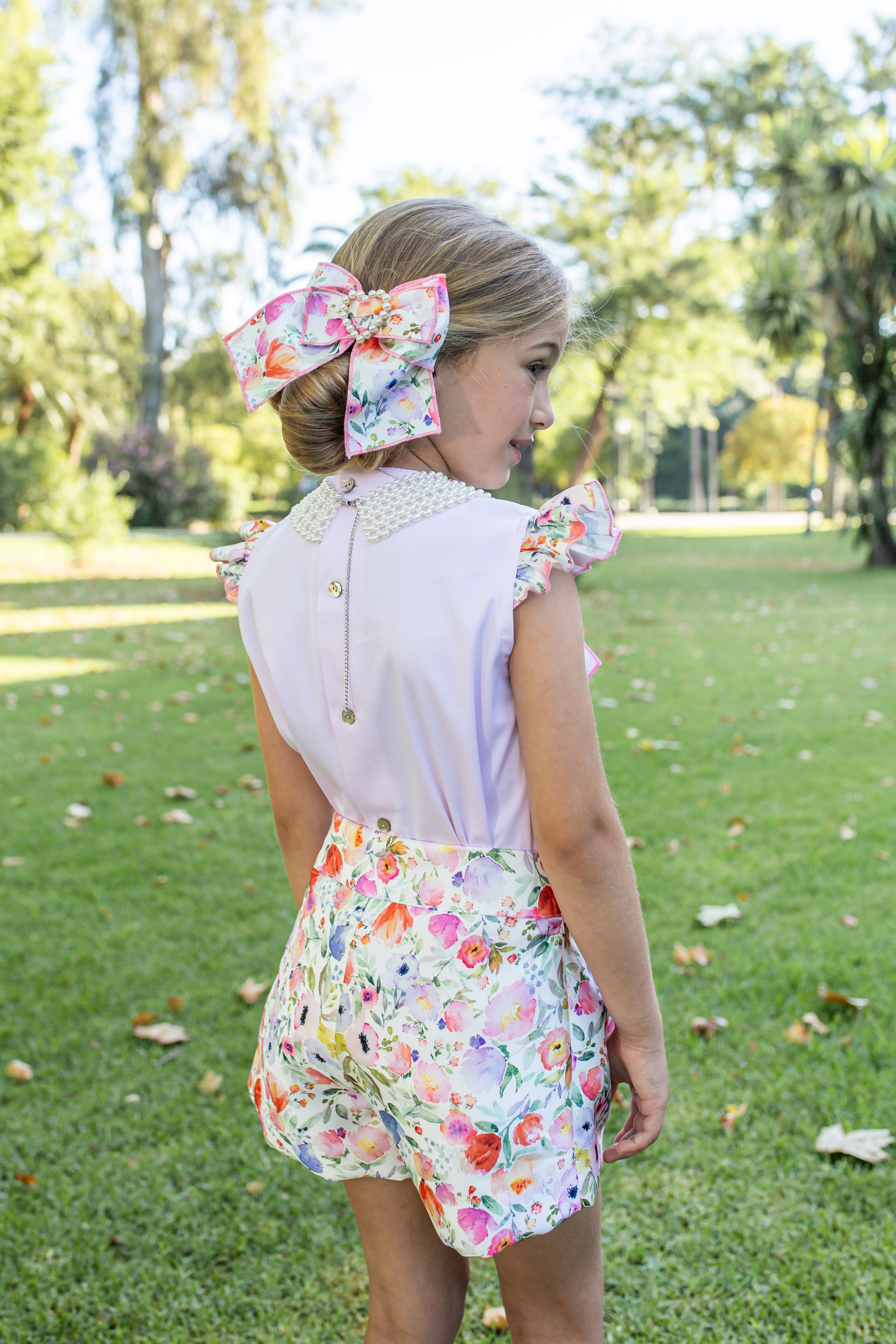 NAXOS SS25 Lila Girls Multicolour Short Set - CLEARANCE SALE