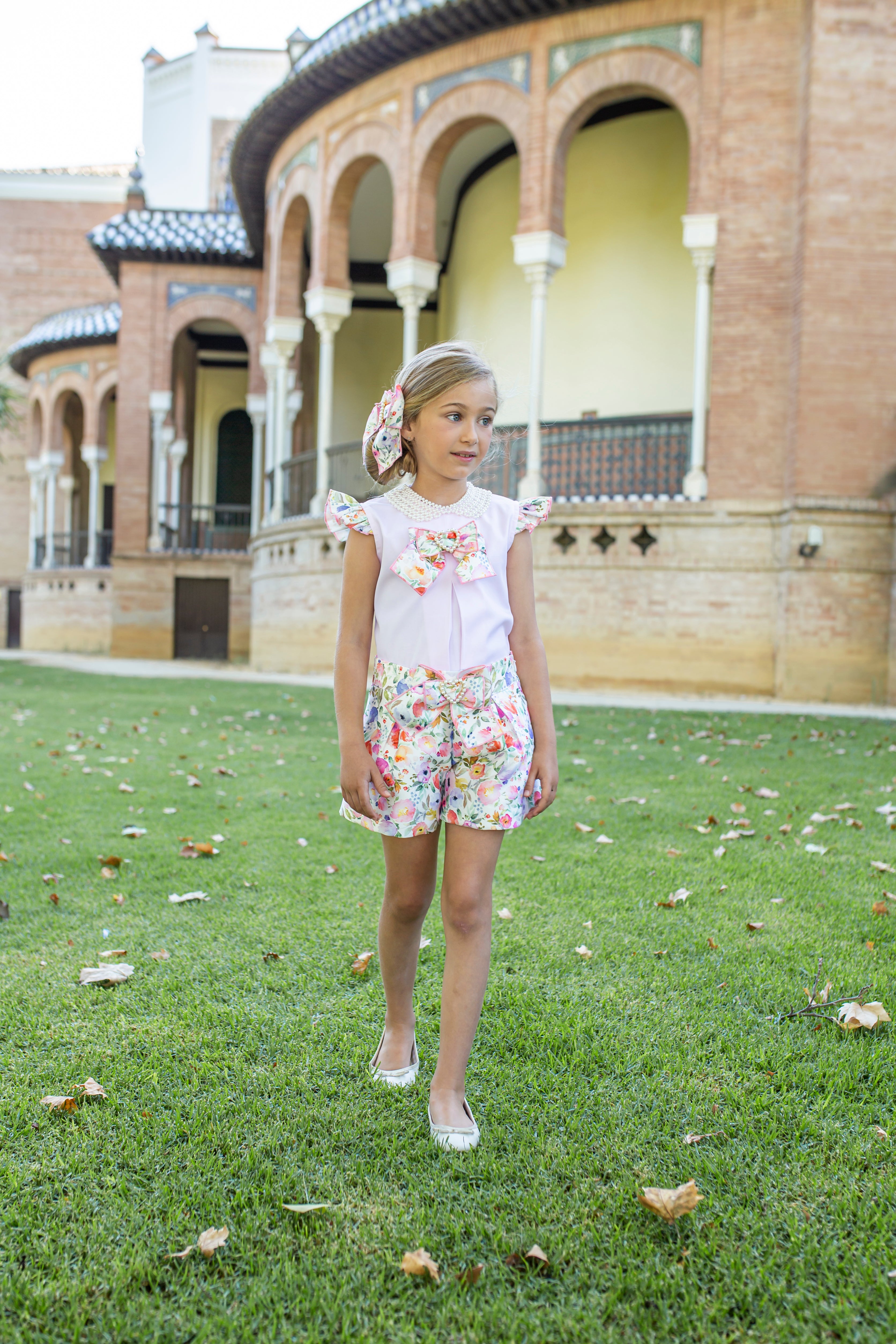 NAXOS SS25 Lila Girls Multicolour Short Set - CLEARANCE SALE