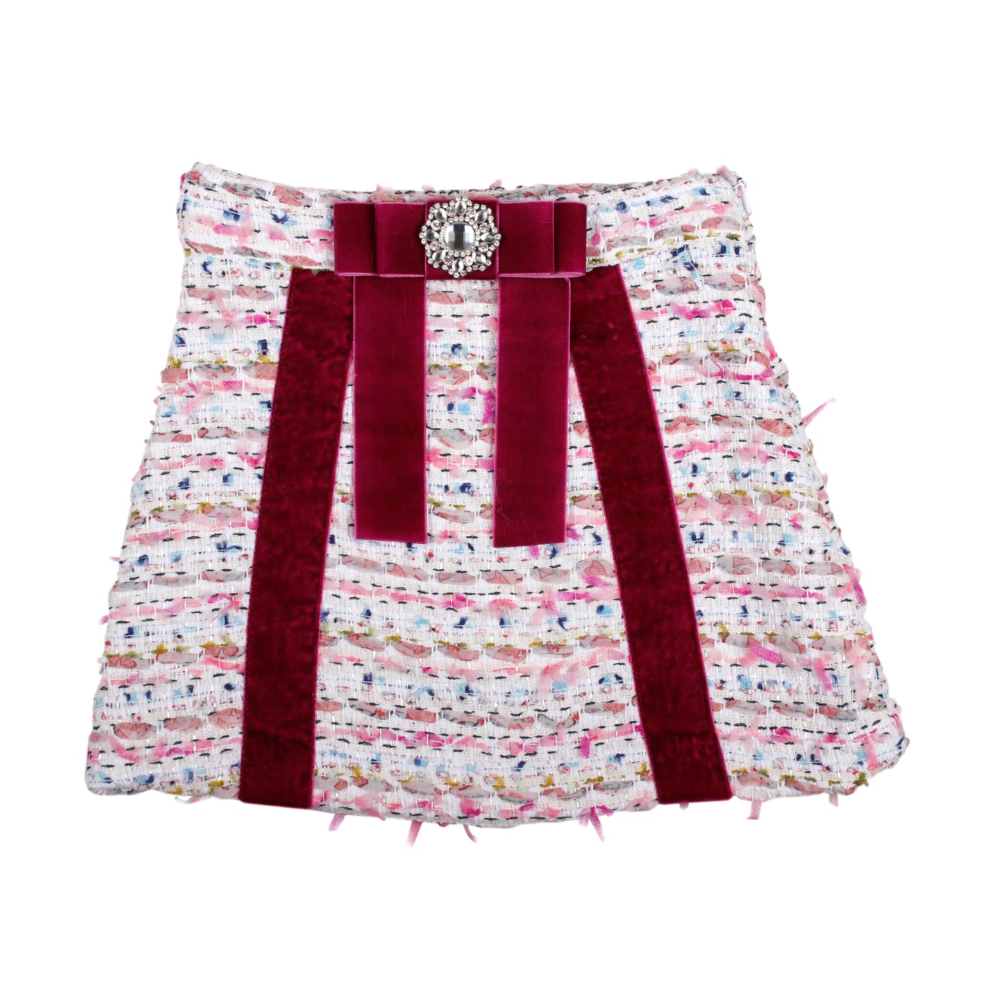 PRE ORDER AW25 NAXOS Purple Tweed Girls Skirt Set - 7660