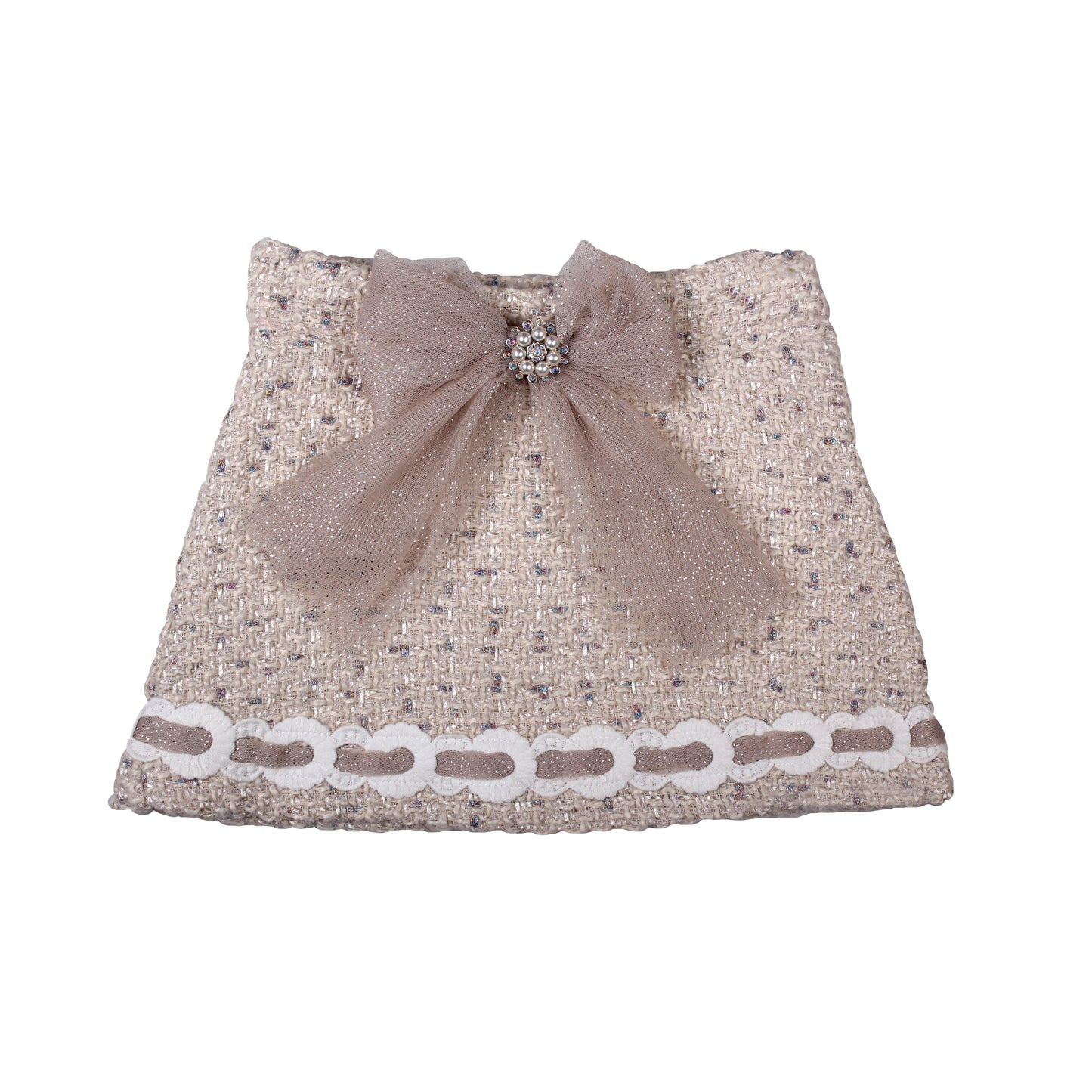 PRE ORDER AW25 NAXOS Camel Tweed Girls Skirt Set - 7643