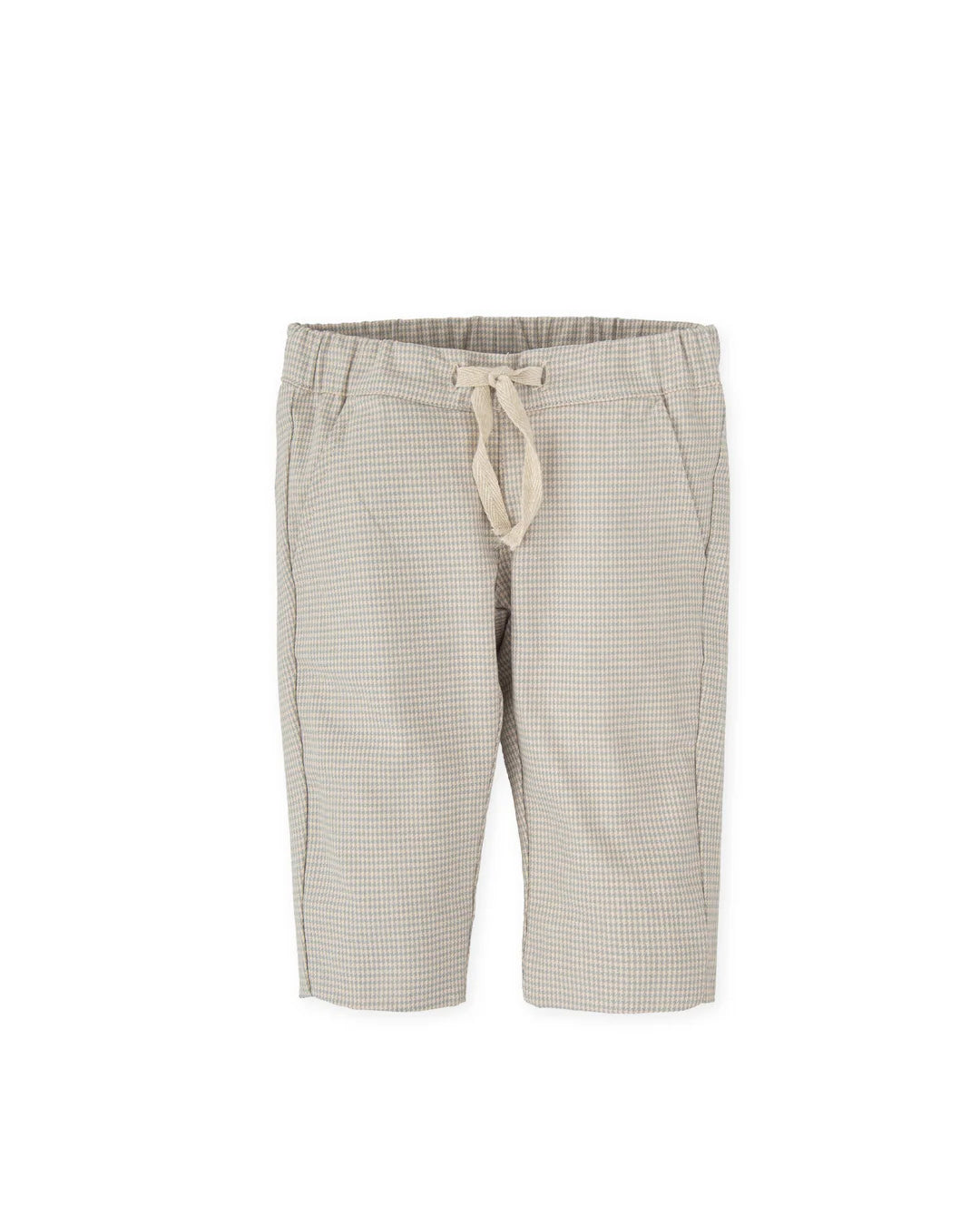 TUTTO PICCOLO Boys Grey Check Trousers