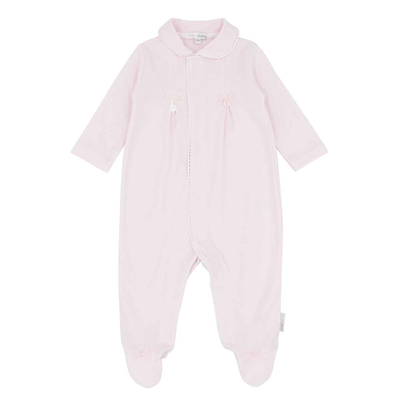 BLUES BABY Sitges Girls Pink Babygrow - CLEARANCE SALE