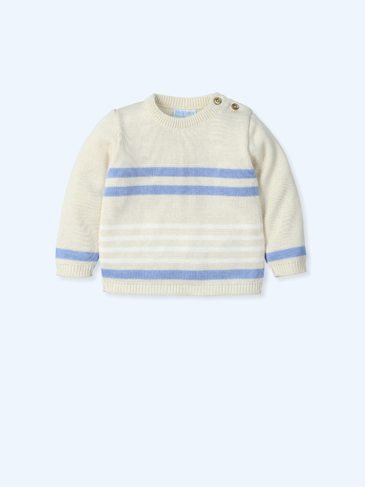 MAC ILUSION SS25 Bright Boys Blue Stripe Jumper - 9759