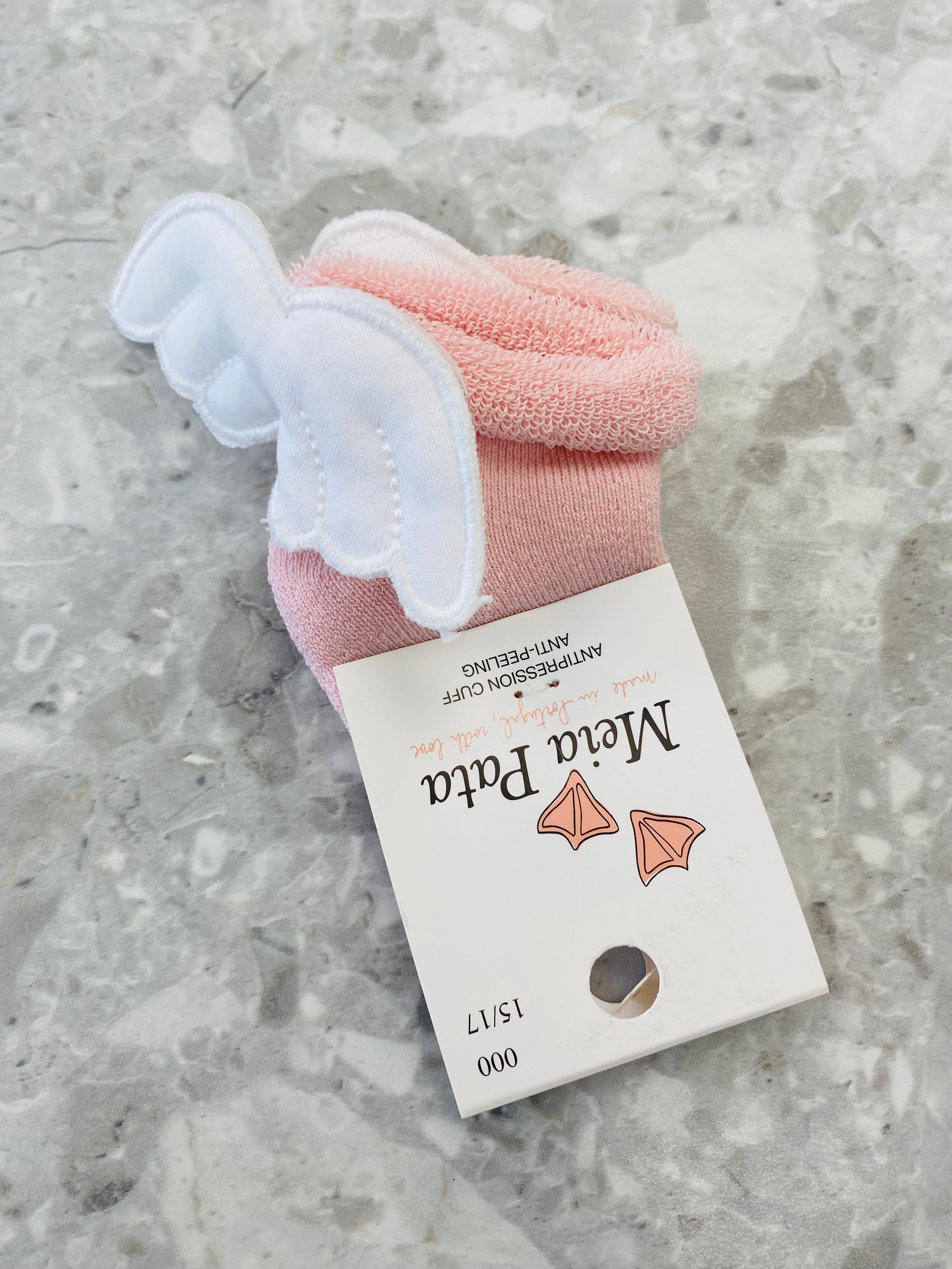 MEIA PATA Angel Wing Baby Booties