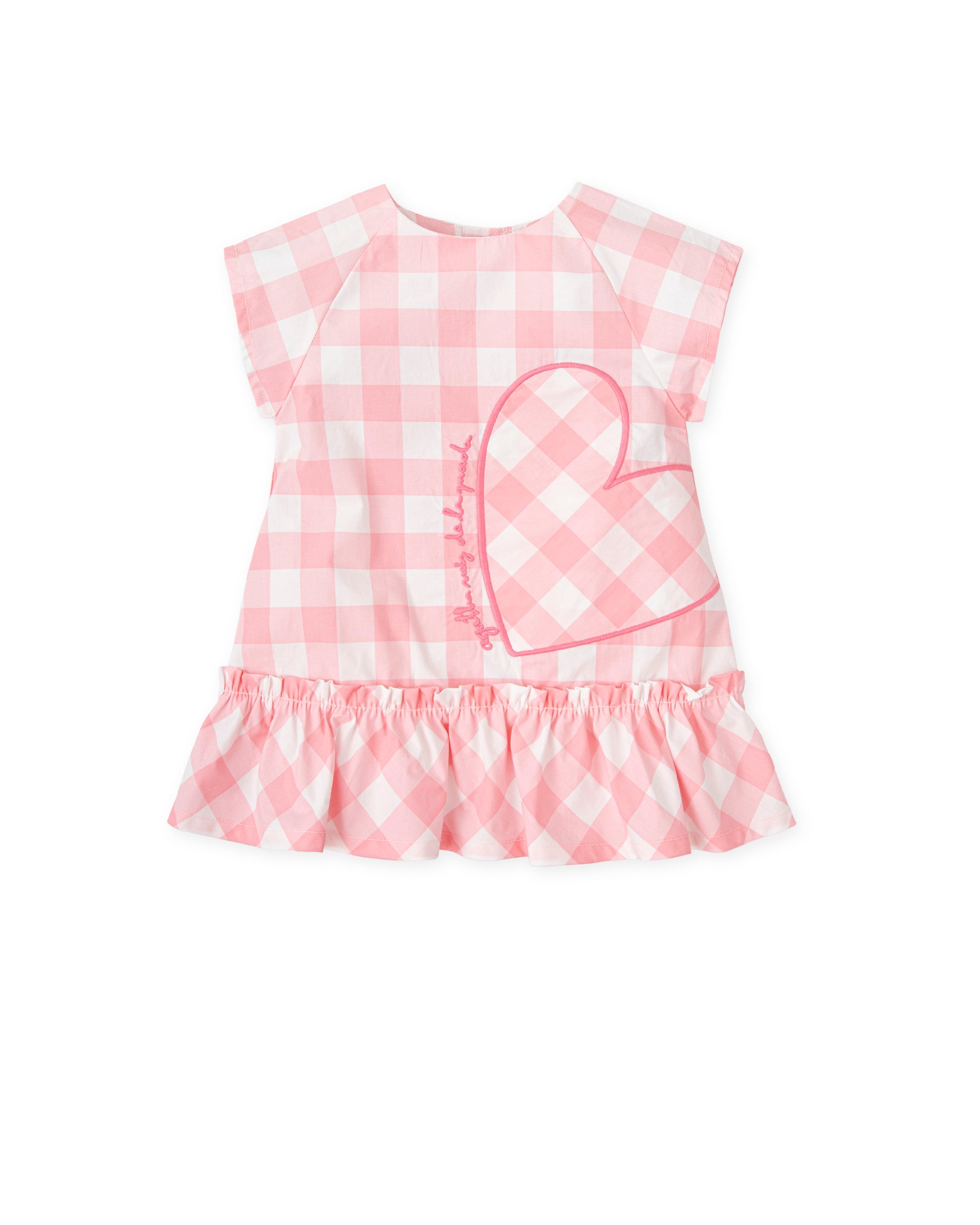 AGATHA RUIZ DE LA PRADA SS25 Dalia Girls Pink Check Dress