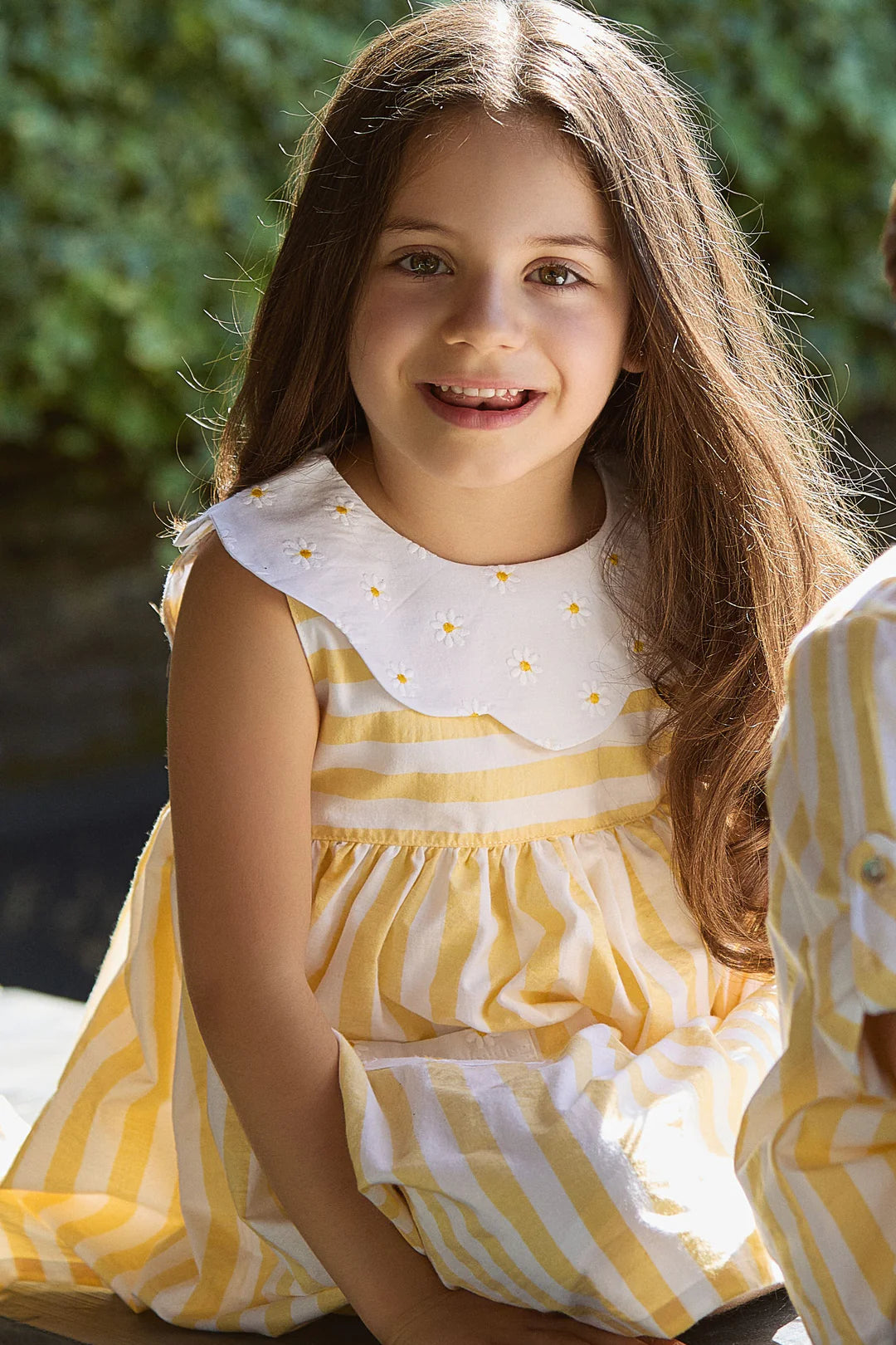 DEOLINDA SS25 Sunny Girls Lemon & White Sun Dress - 25423