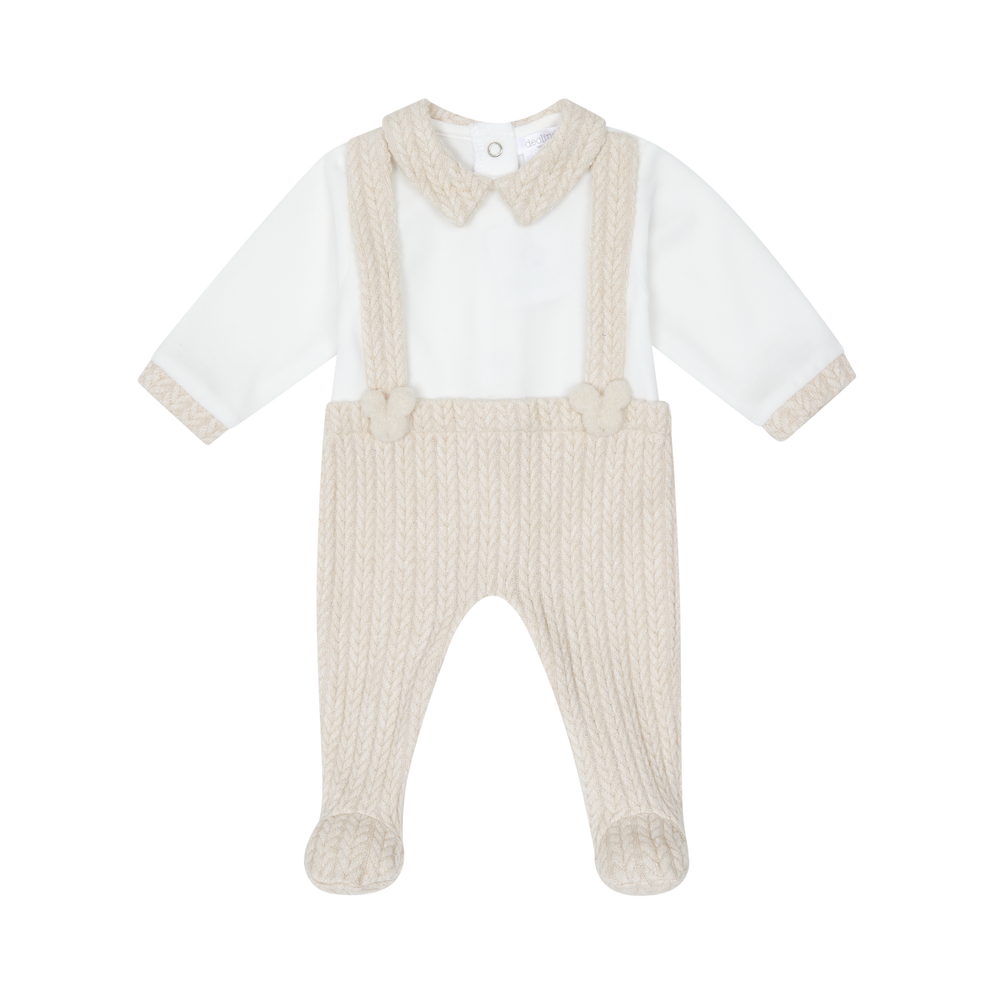 AW25 DEOLINDA Woody Boys Beige Three Piece Layette Set - 25101