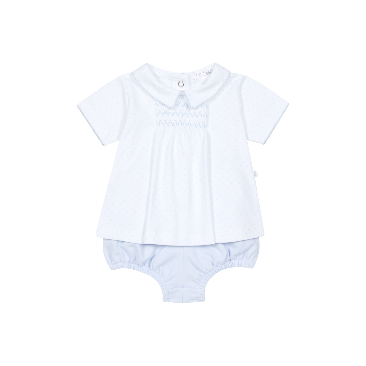 Deolinda Confetti boys blue and white jam pant set 26703